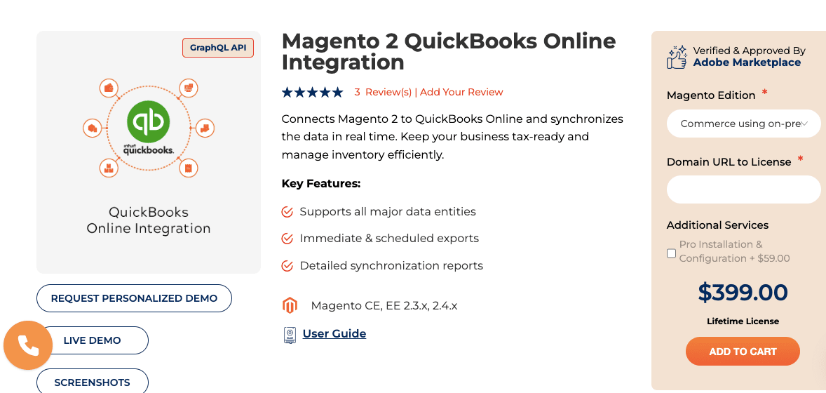 Magento 2 QuickBooks Online Integration by Meetanshi