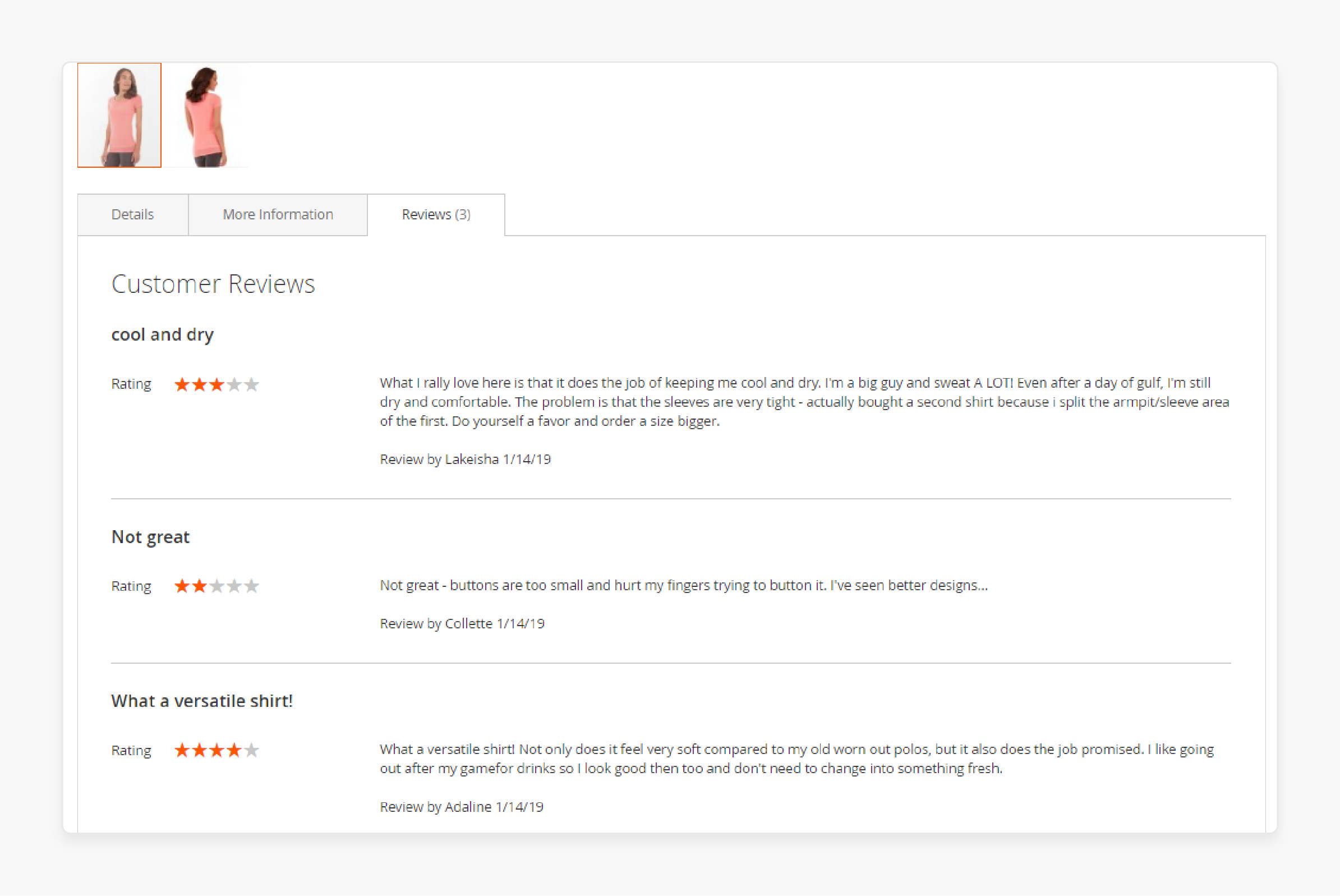Build prolonged customer trust in magento customer reviews section
