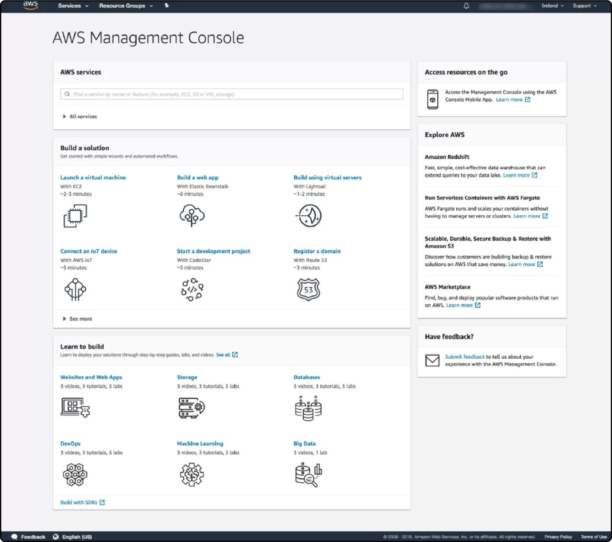 Setup a Server on Amazon EC2-Log in to AWS Management Console-navigate to the EC2 Dashboard