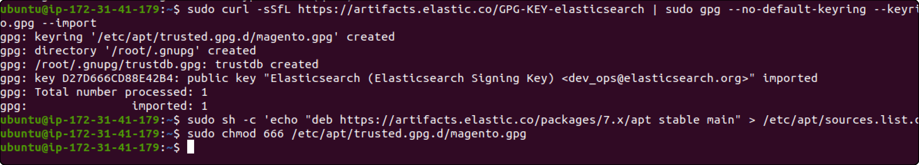 Step 4-Install Elasticsearch-c