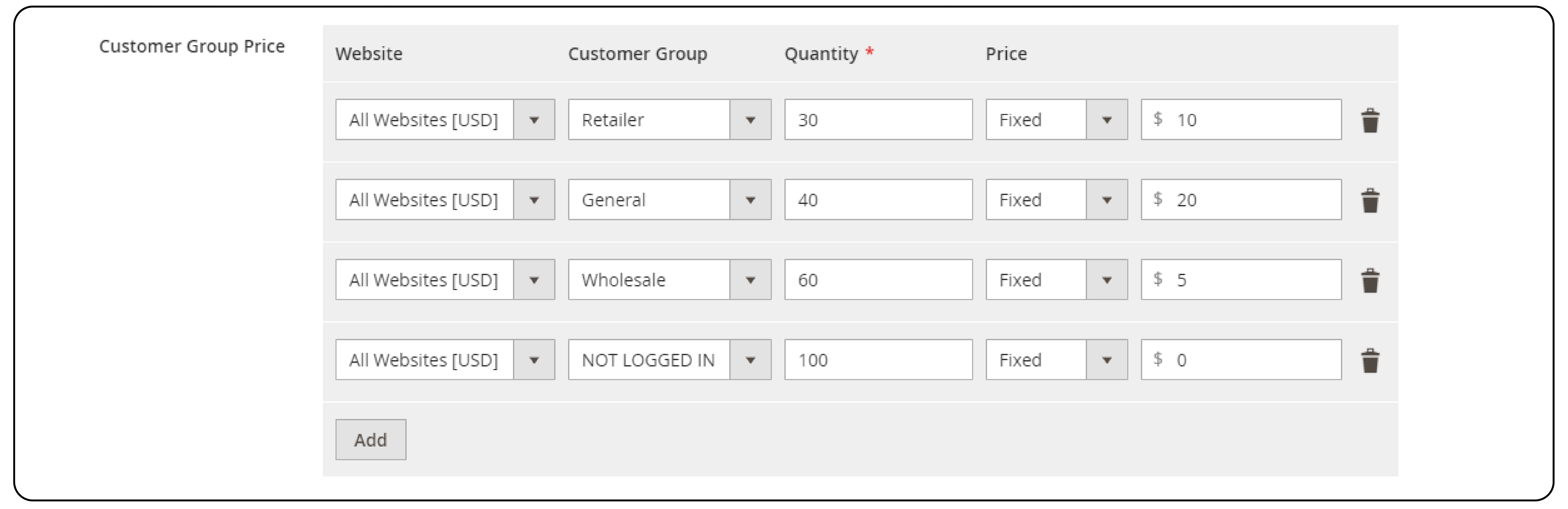 Exporting tier prices before making changes in Magento 2