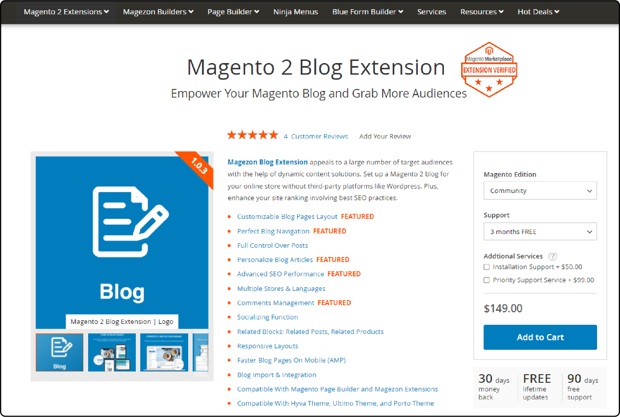 Top 10 Providers of Magento 2 Blog Extension - Magezon