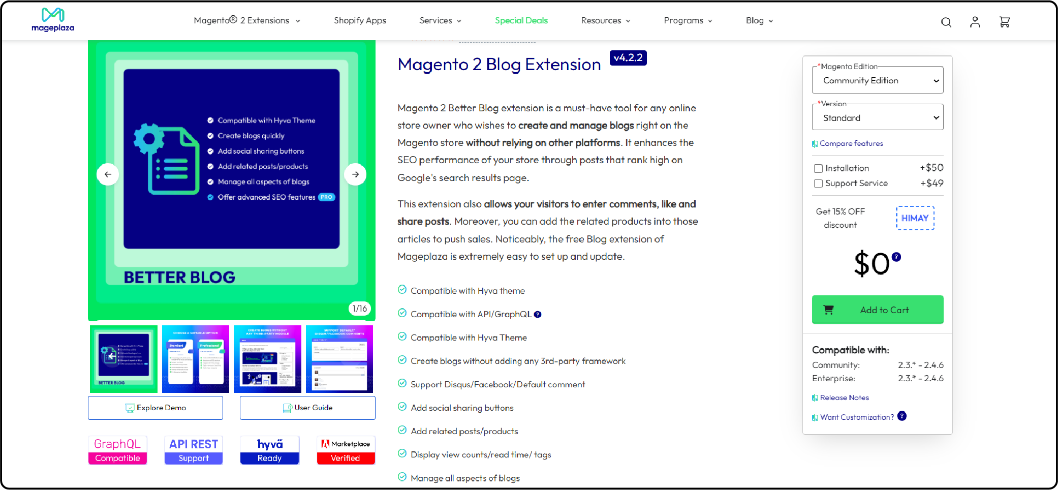 Top 10 Providers of Magento 2 Blog Extension - Mageplaza