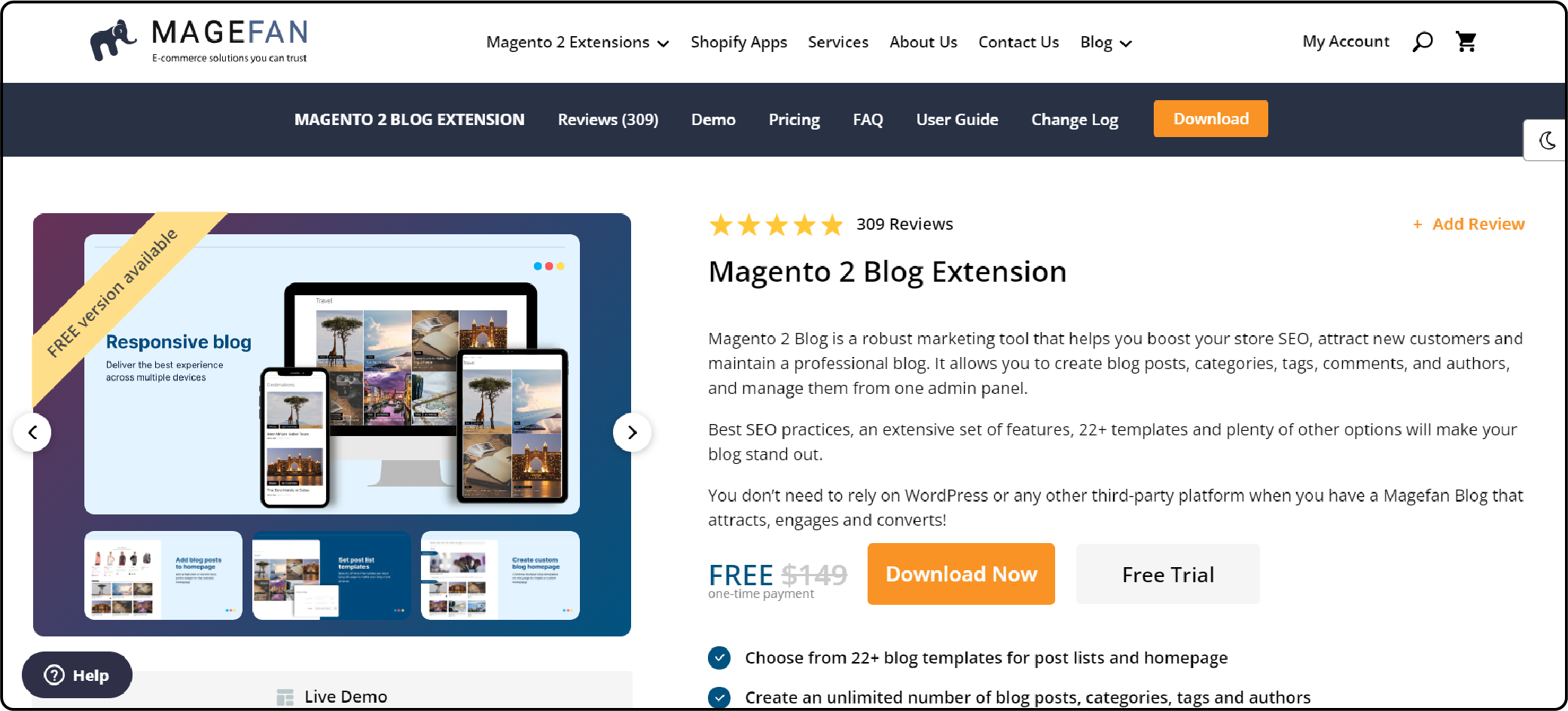 Top 10 Providers of Magento 2 Blog Extension - Magefan