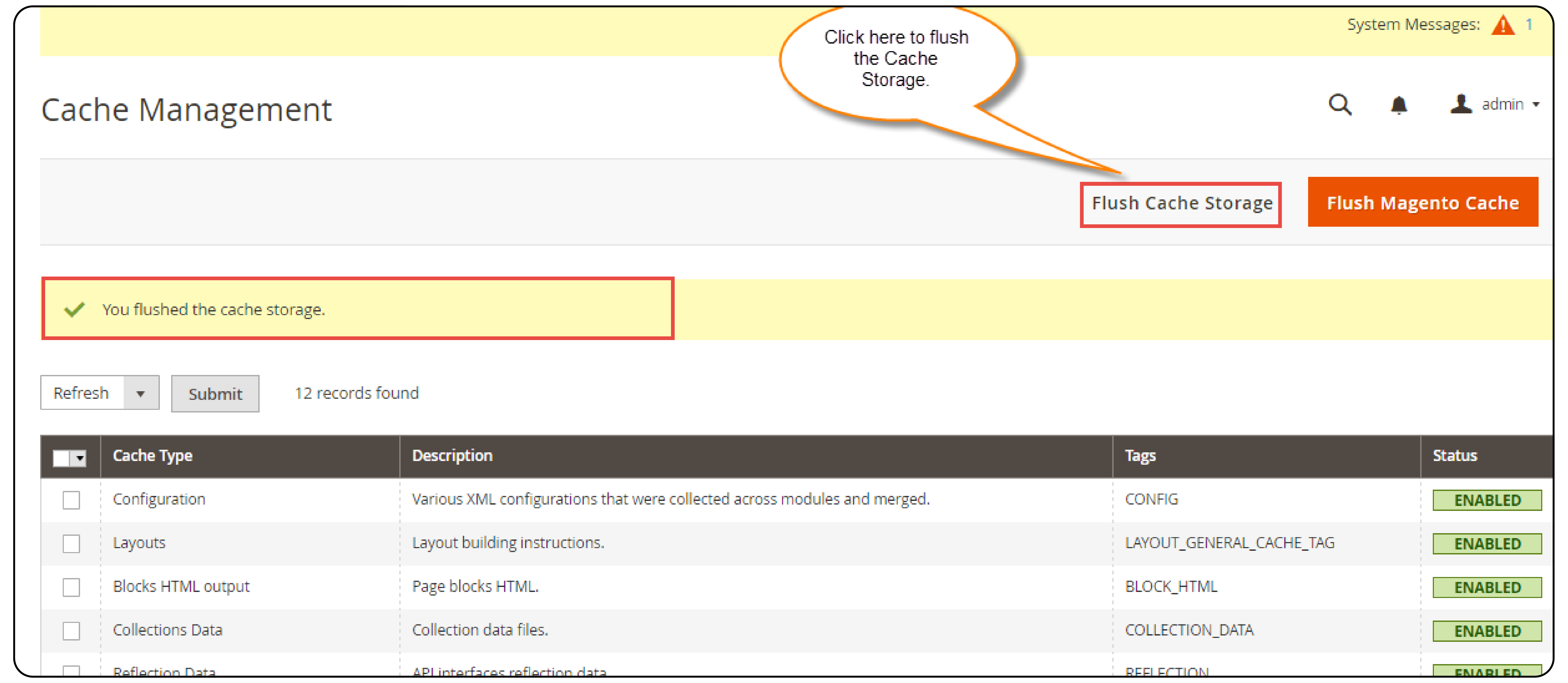 Flush Cache to access Magento 2 Social Login