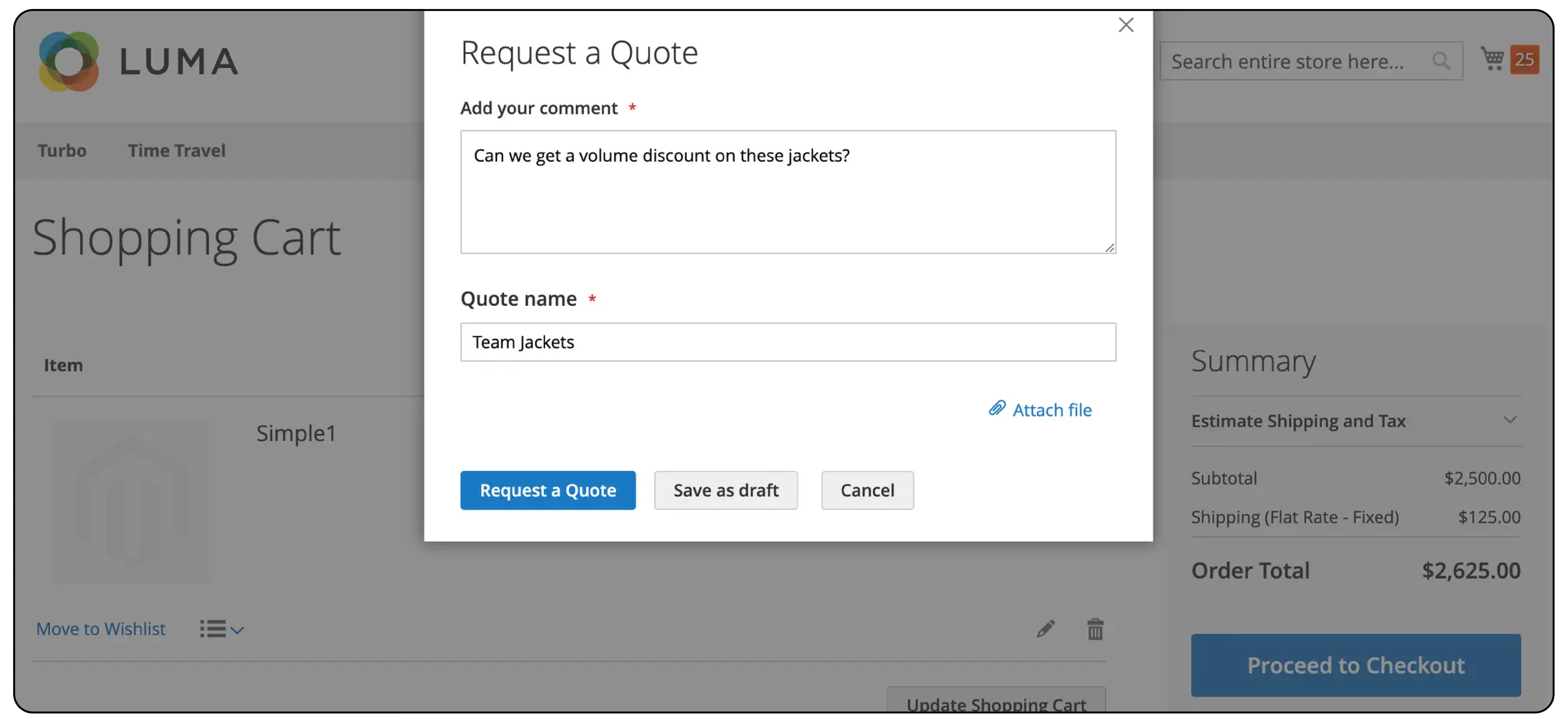 Magento 2 Negotiable Quote Workflow - Customer Requests a Quote