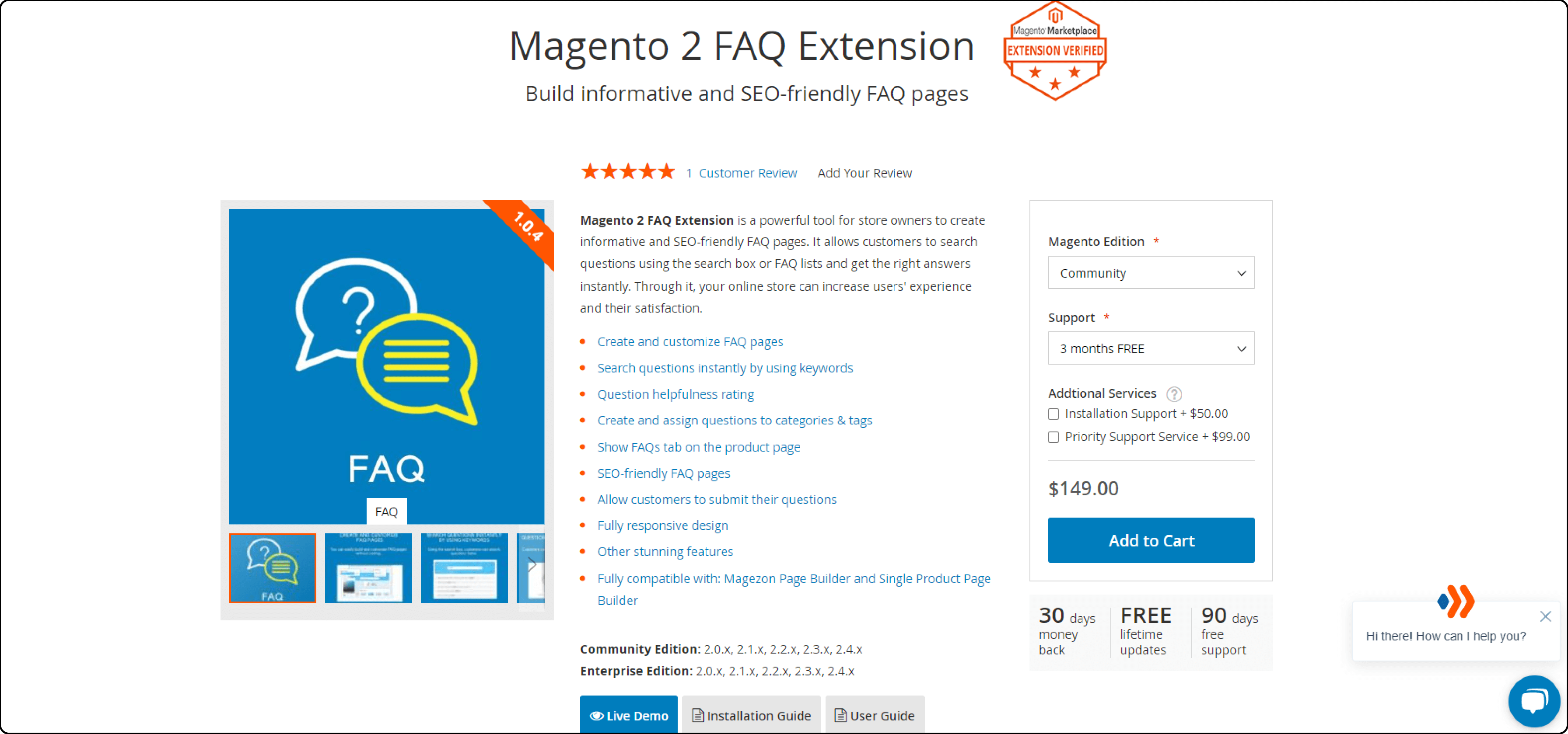 Magezon FAQ Extension Details