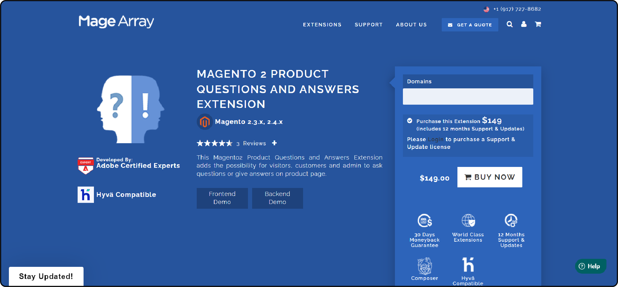 MageArray Magento 2 Product Question Extension