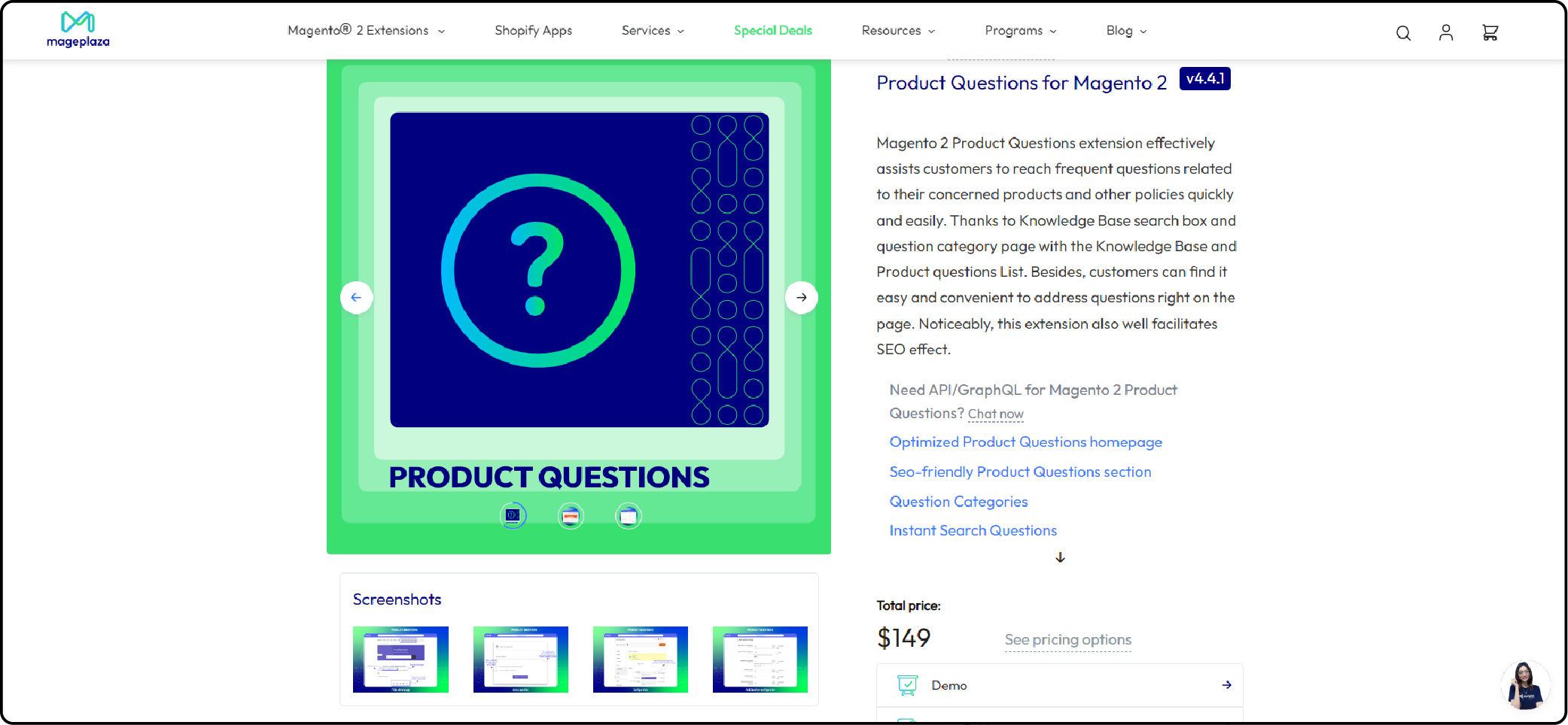 MagePlaza Magento 2 Product Question Extension