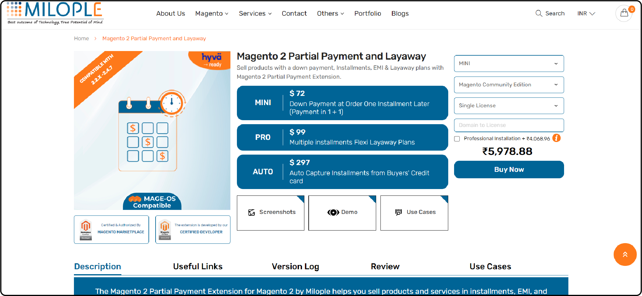 Top 8 Providers of Magento 2 Partial Payment Extension-Milopile