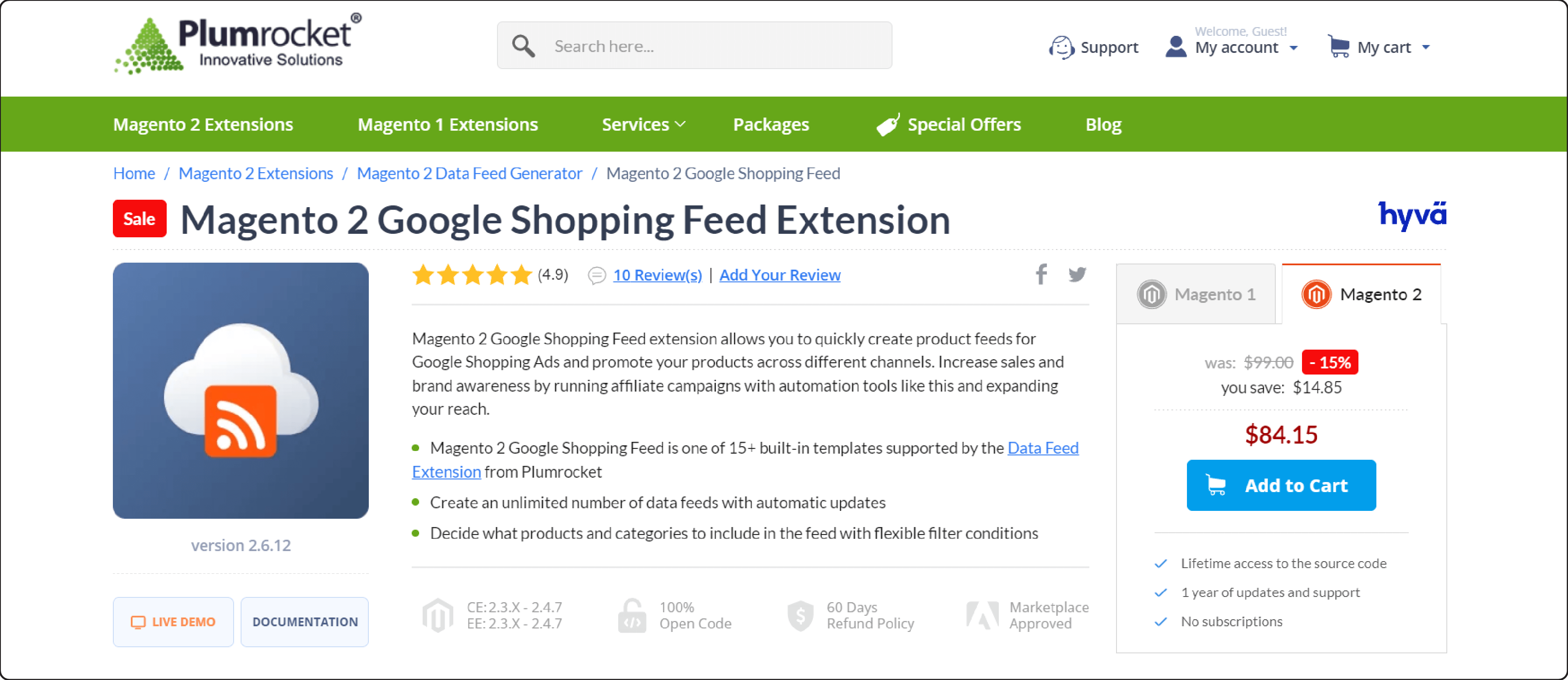 Magento 2 Google Shopping Feed Extension-Magefan