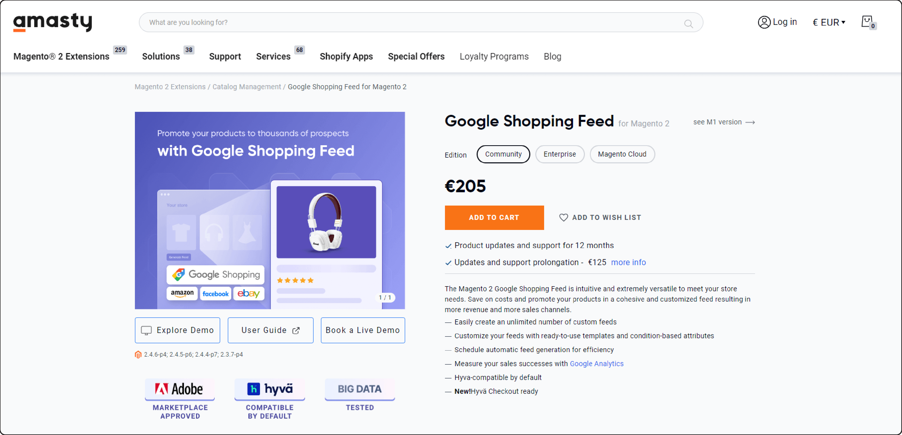 Google Shopping Feed for Magento 2-Amasty