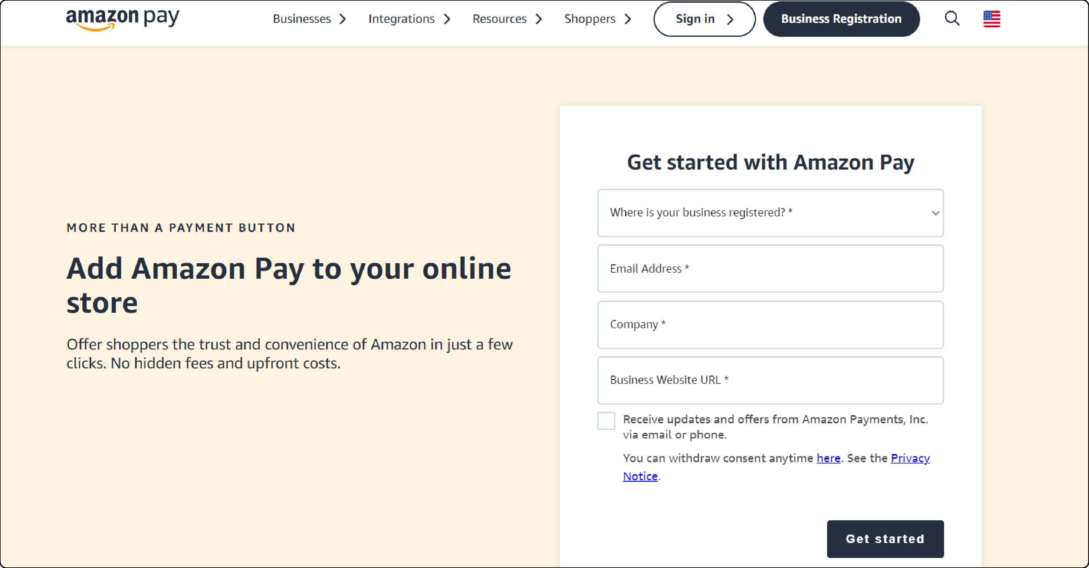 Amazon Pay Merchant Account