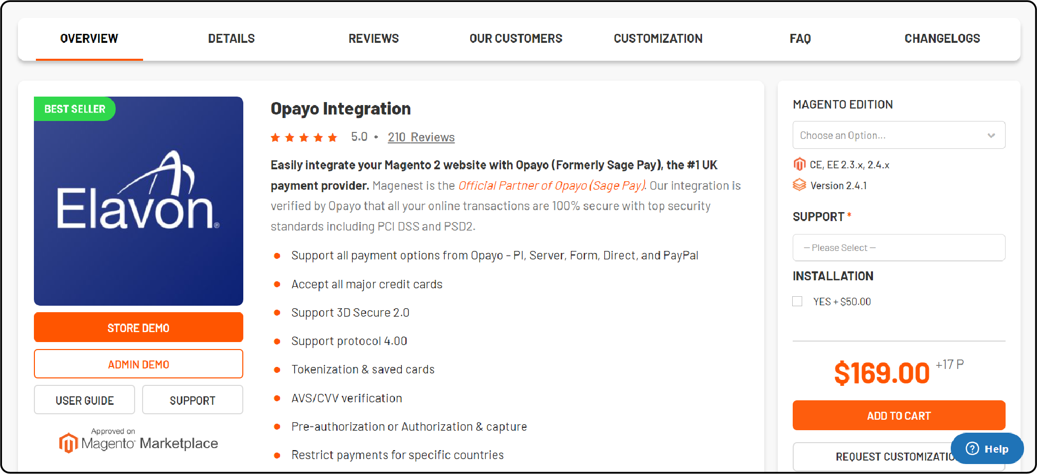 MageNest Opayo Magento 2