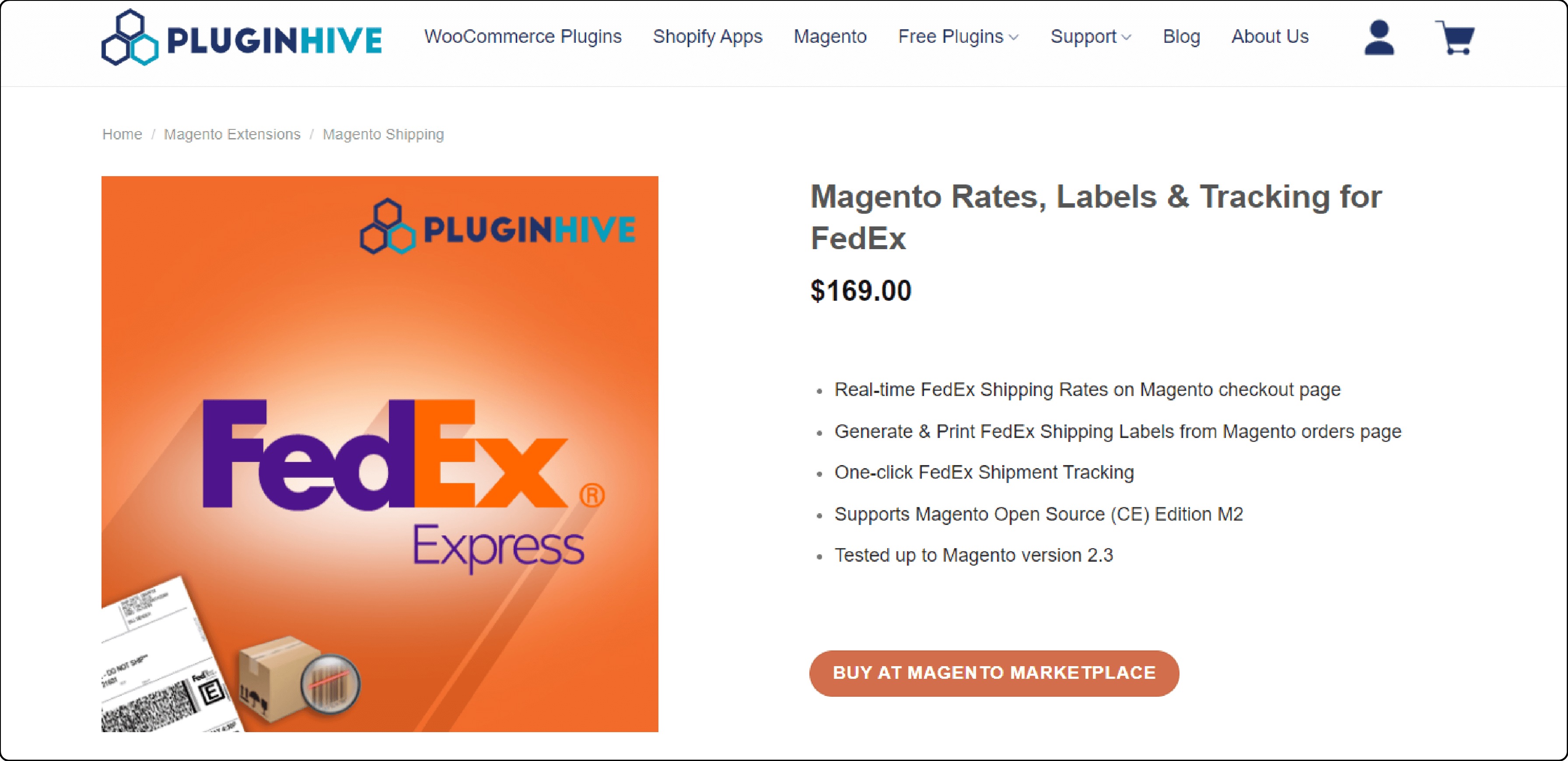 PluginHive FedEx Magento 2 Extensions