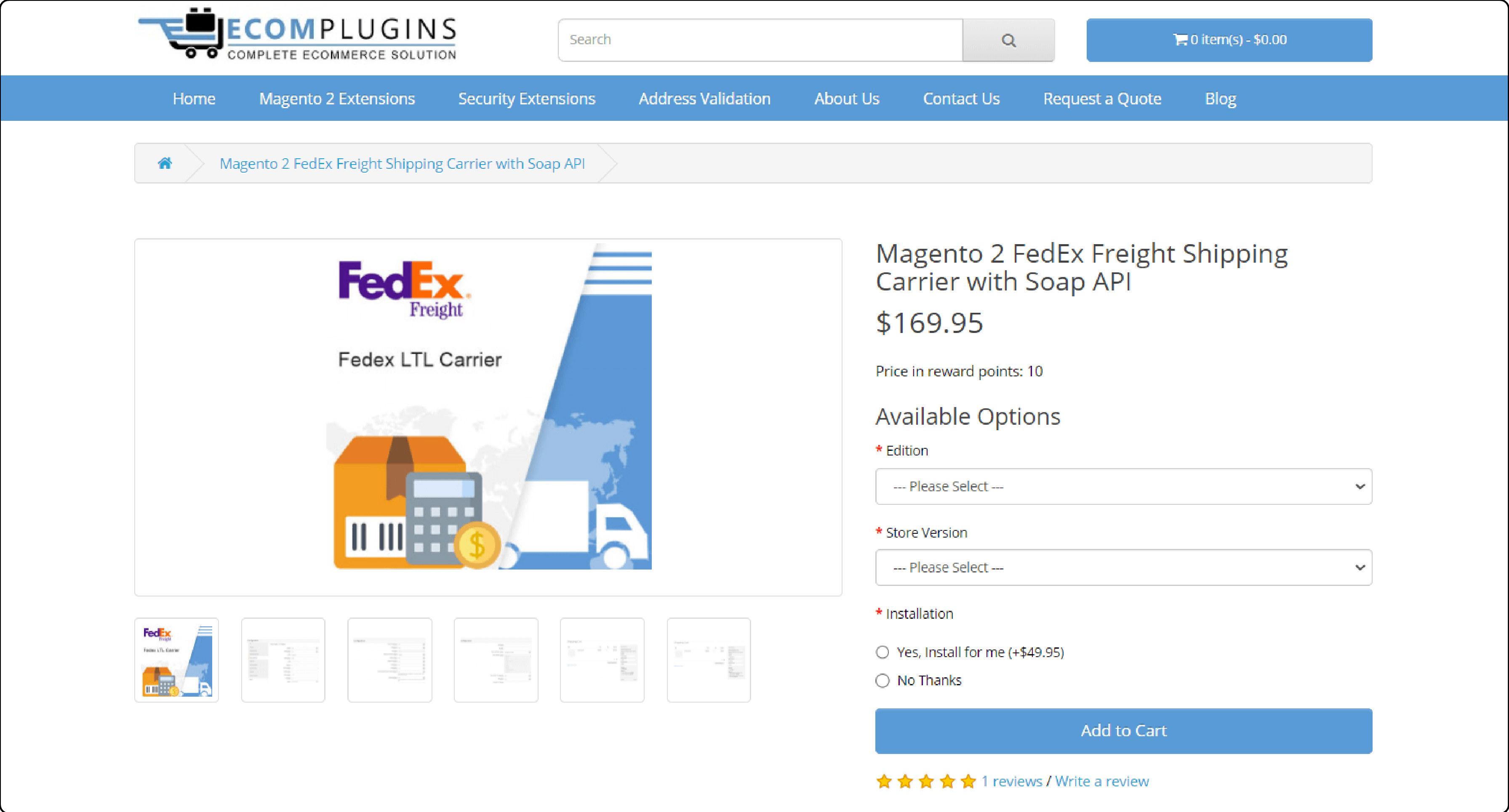 EcomPlugins FedEx Magento 2 Extensions