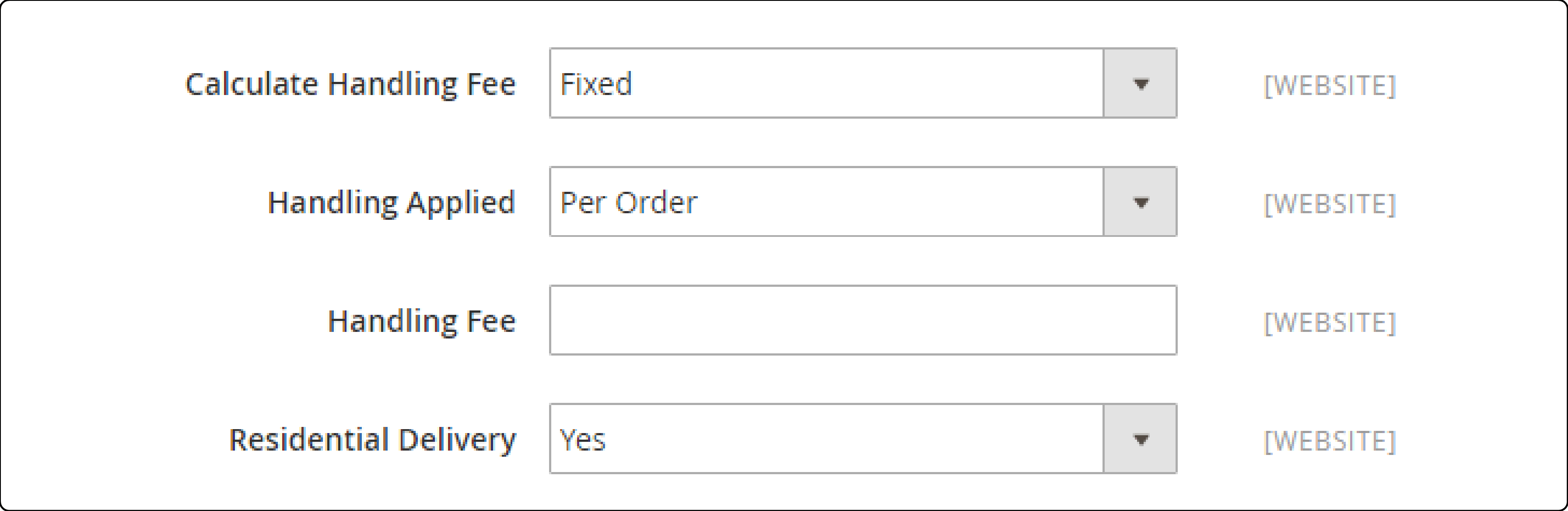 Handling Fee Setting in FedEx Magento 2 Extensions