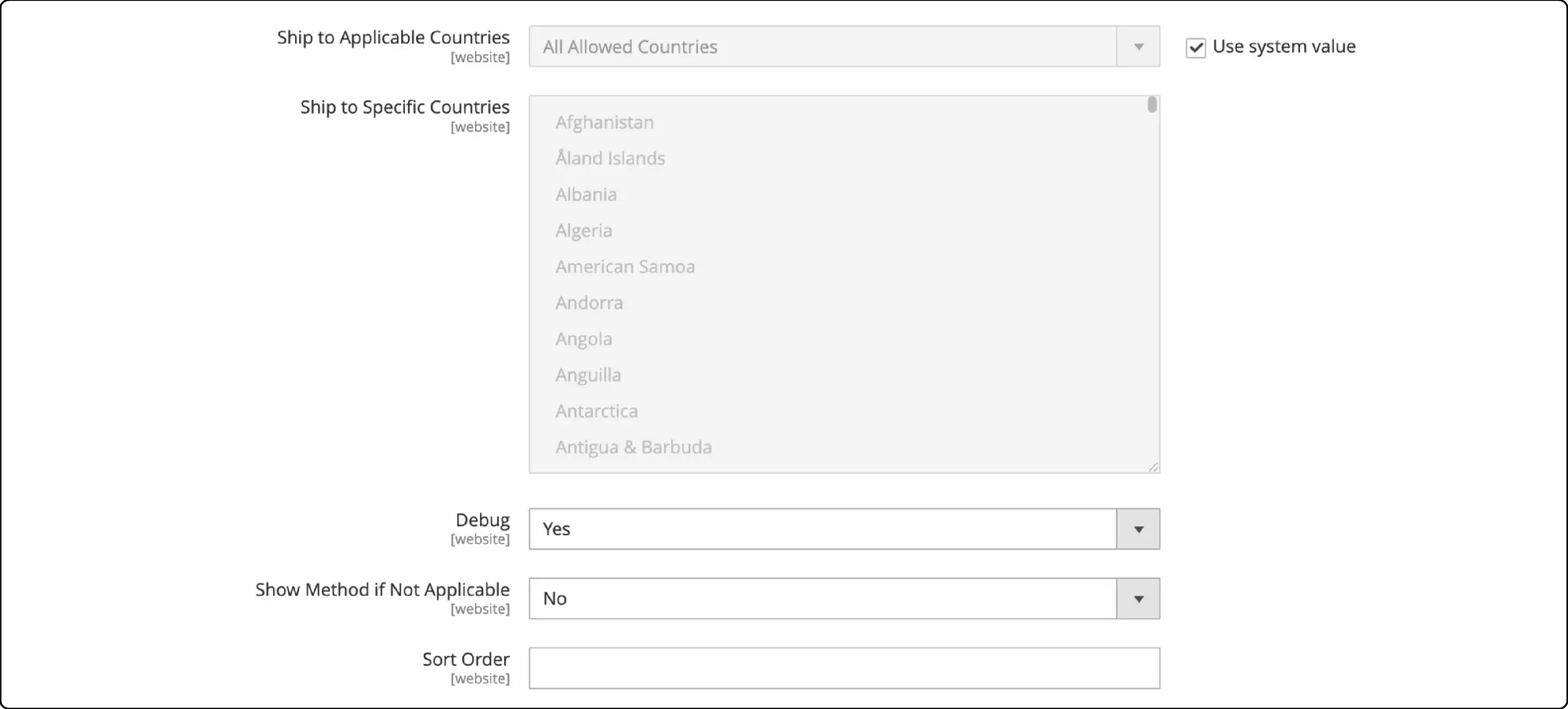 Sorting Order in FedEx Magento 2 Extensions