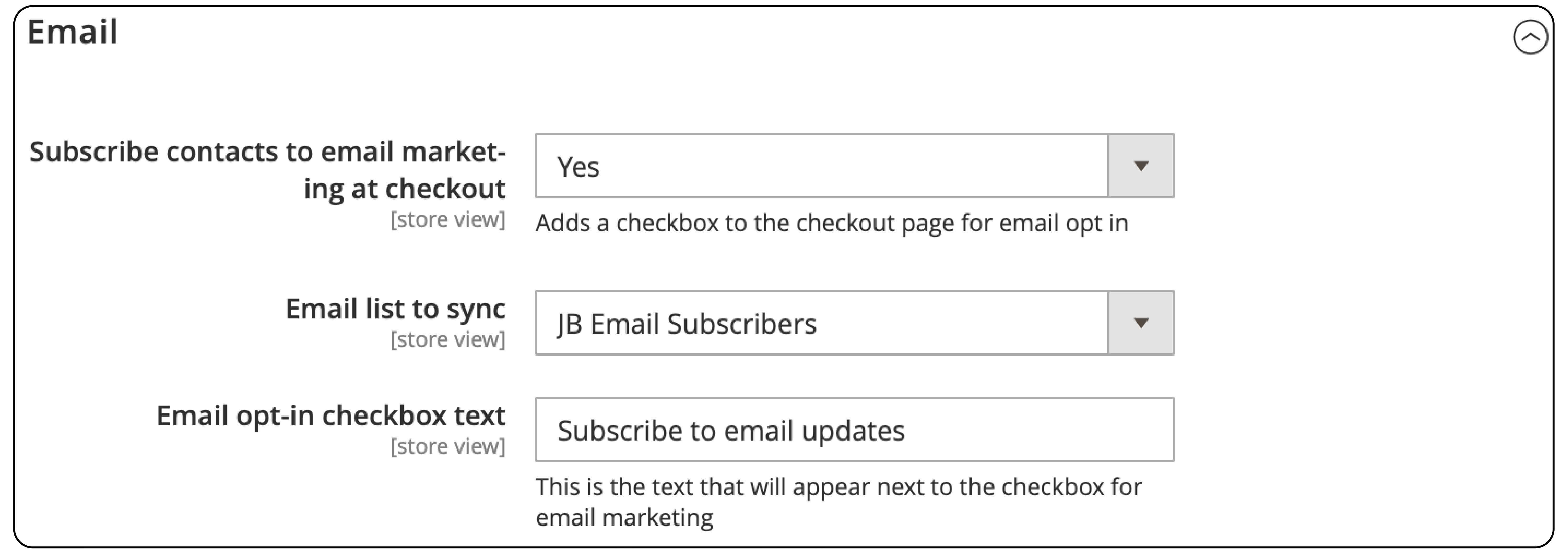 Enable Consent at Checkout: Configure Email Opt-In