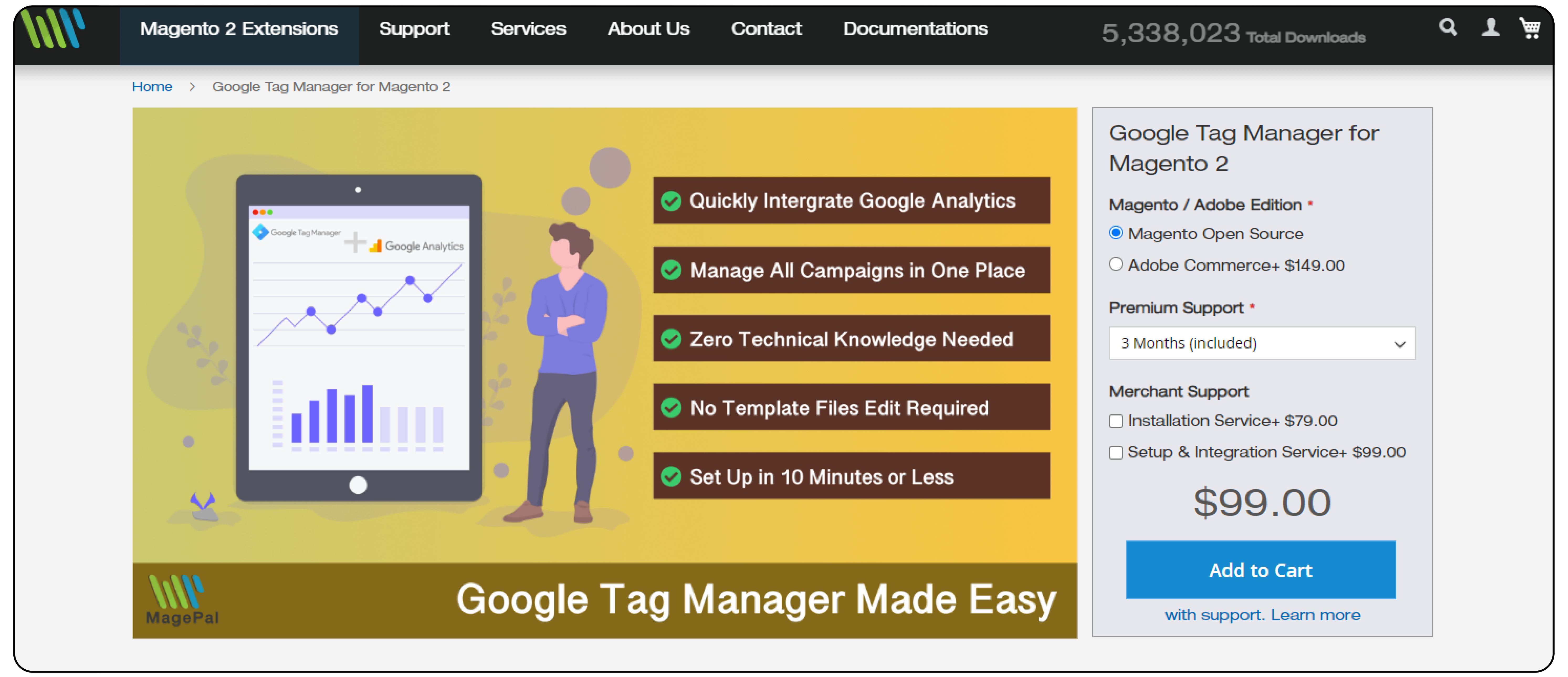 MagePal Magento 2 Google Tag Manager Extension