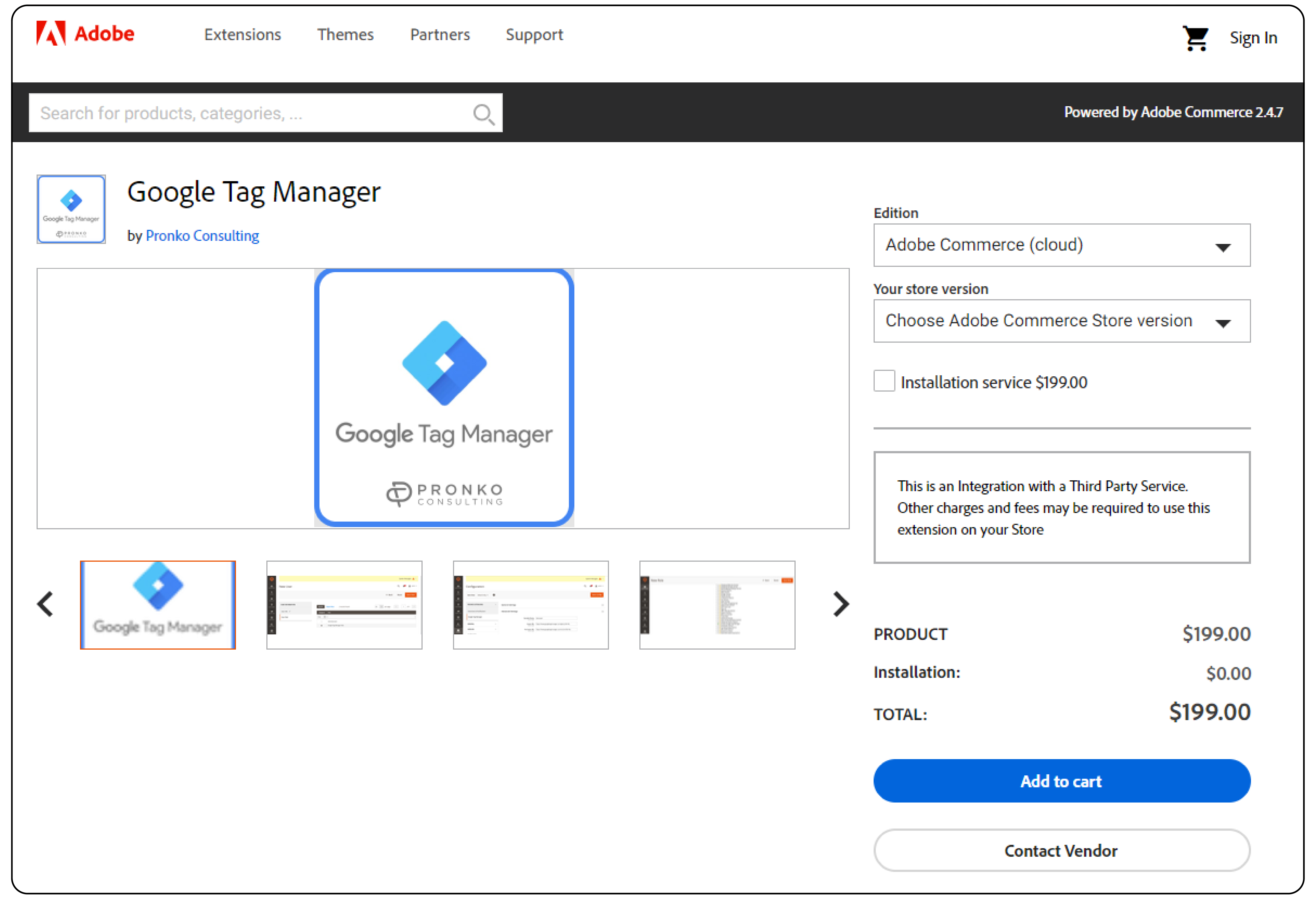 Pronko Consulting Magento 2 Google Tag Manager Extension