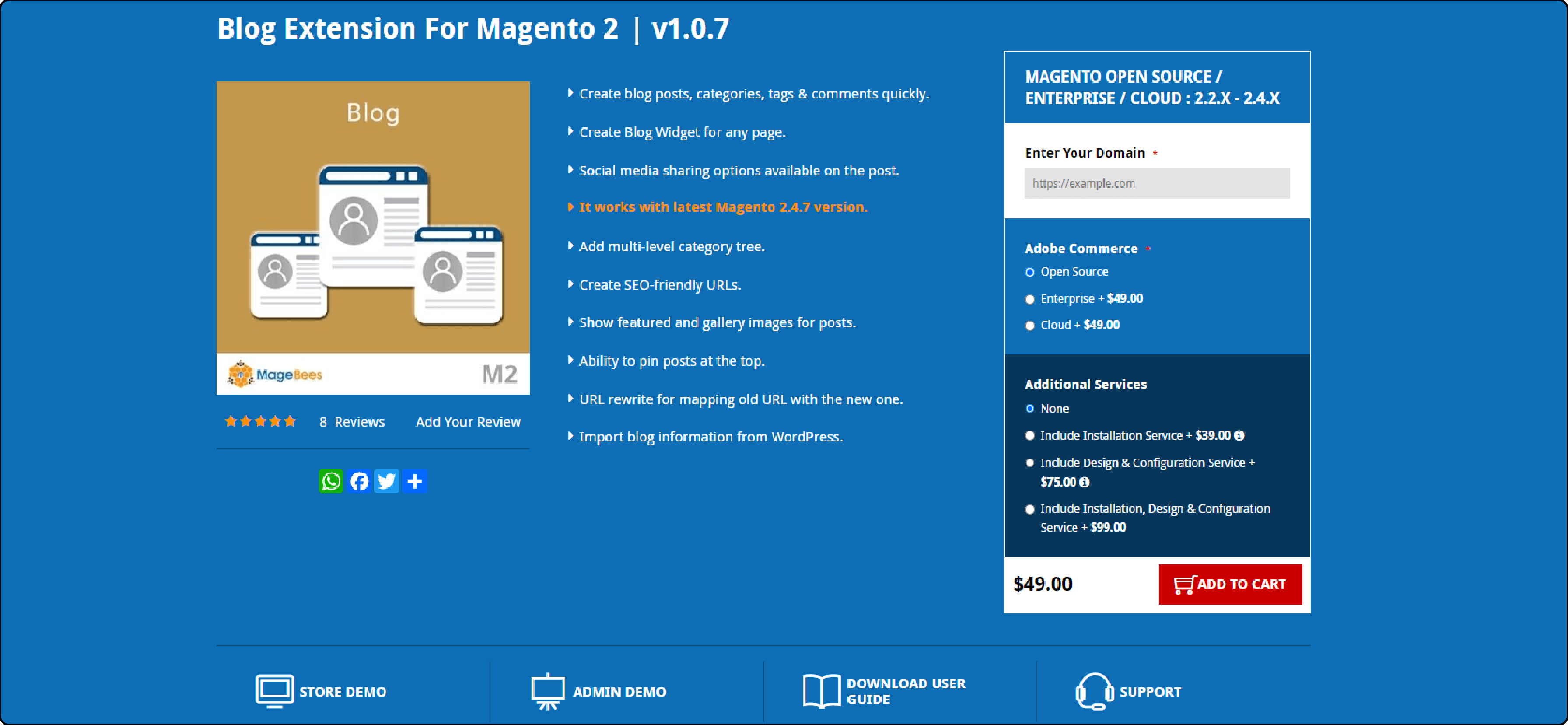 MageBees Cookie Consent Extension for Magento 2 User Consent Management