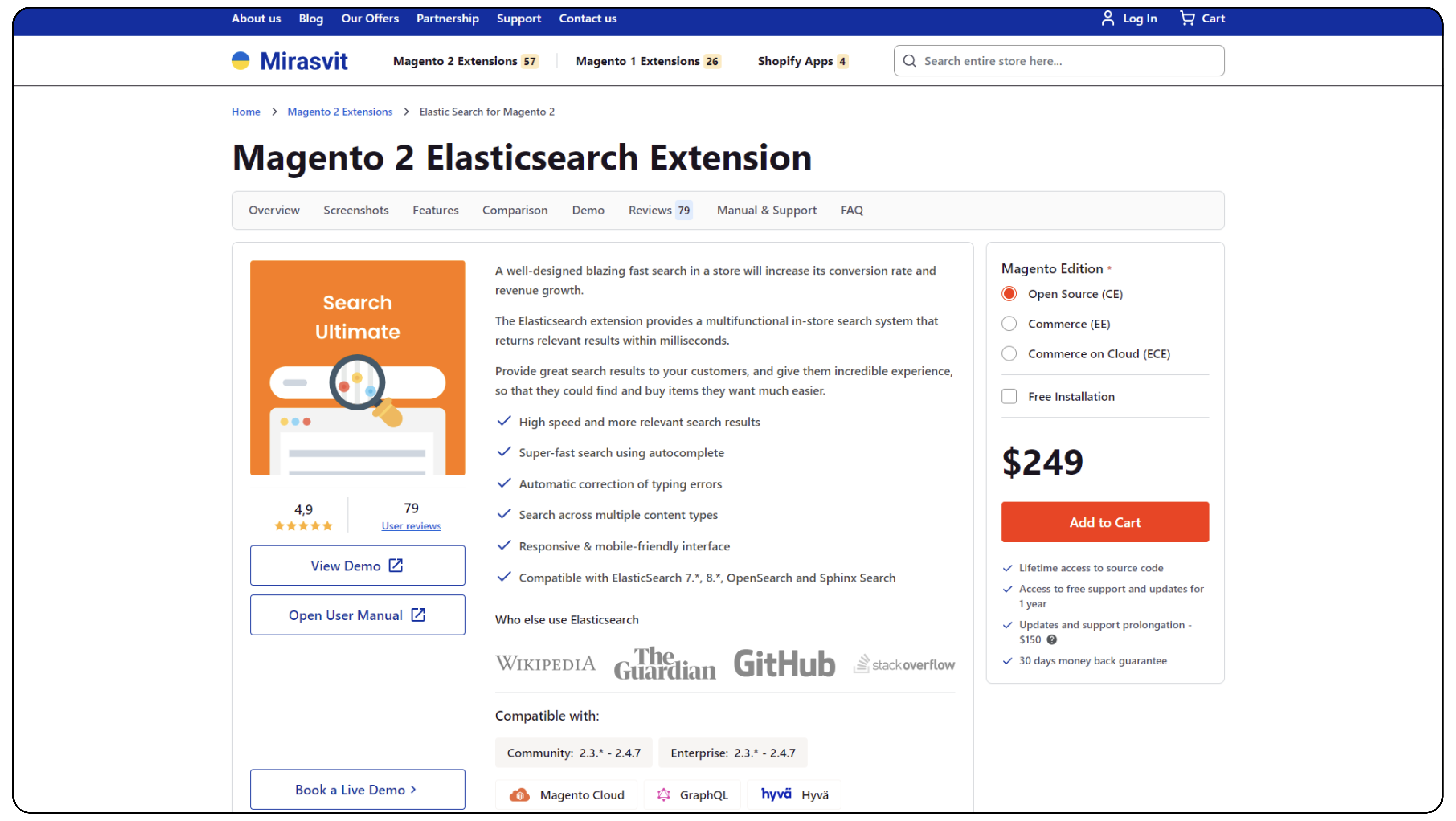 Elasticsearch by Mirasvit