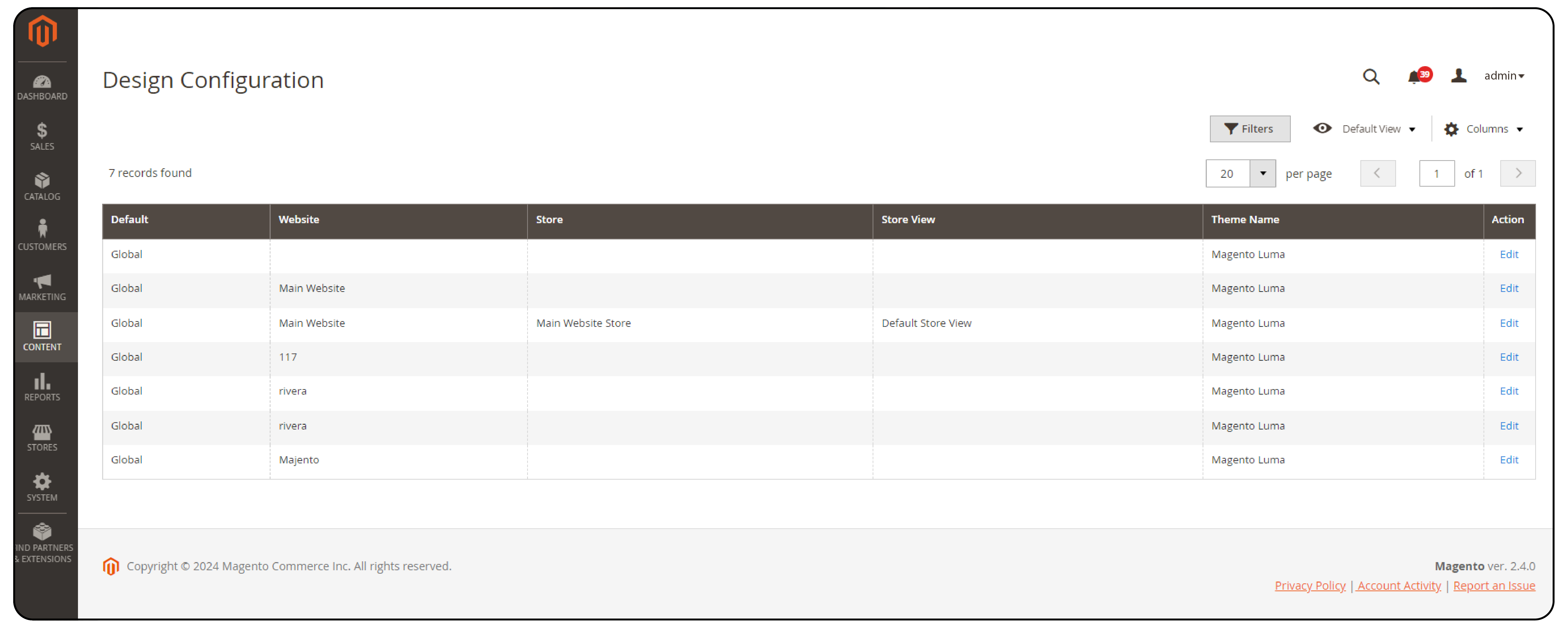 Steps to manually configure theme uninstallation in Magento 2