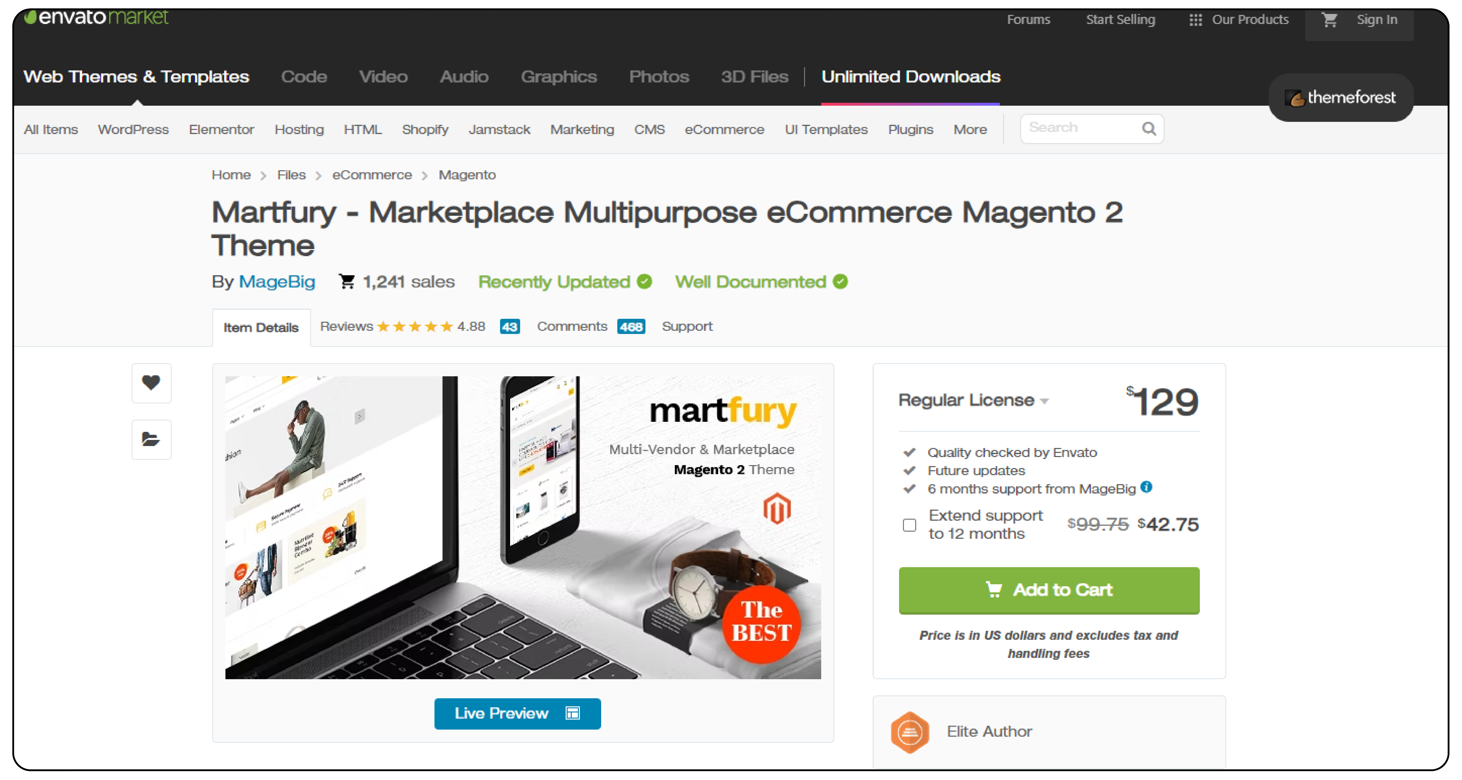 Martfury Magento 2 Multi-Vendor Themes