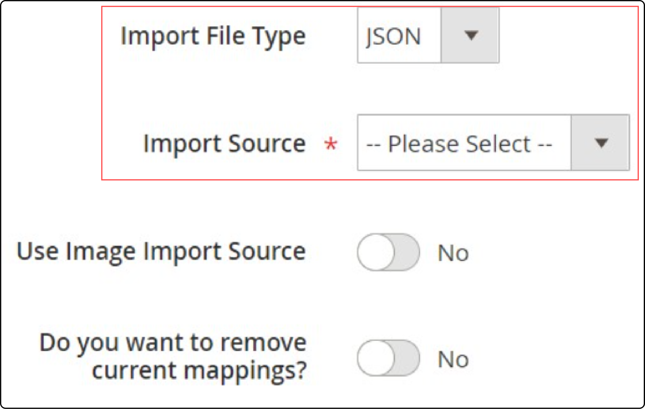 Selecting import source for API migration from osCommerce to Magento