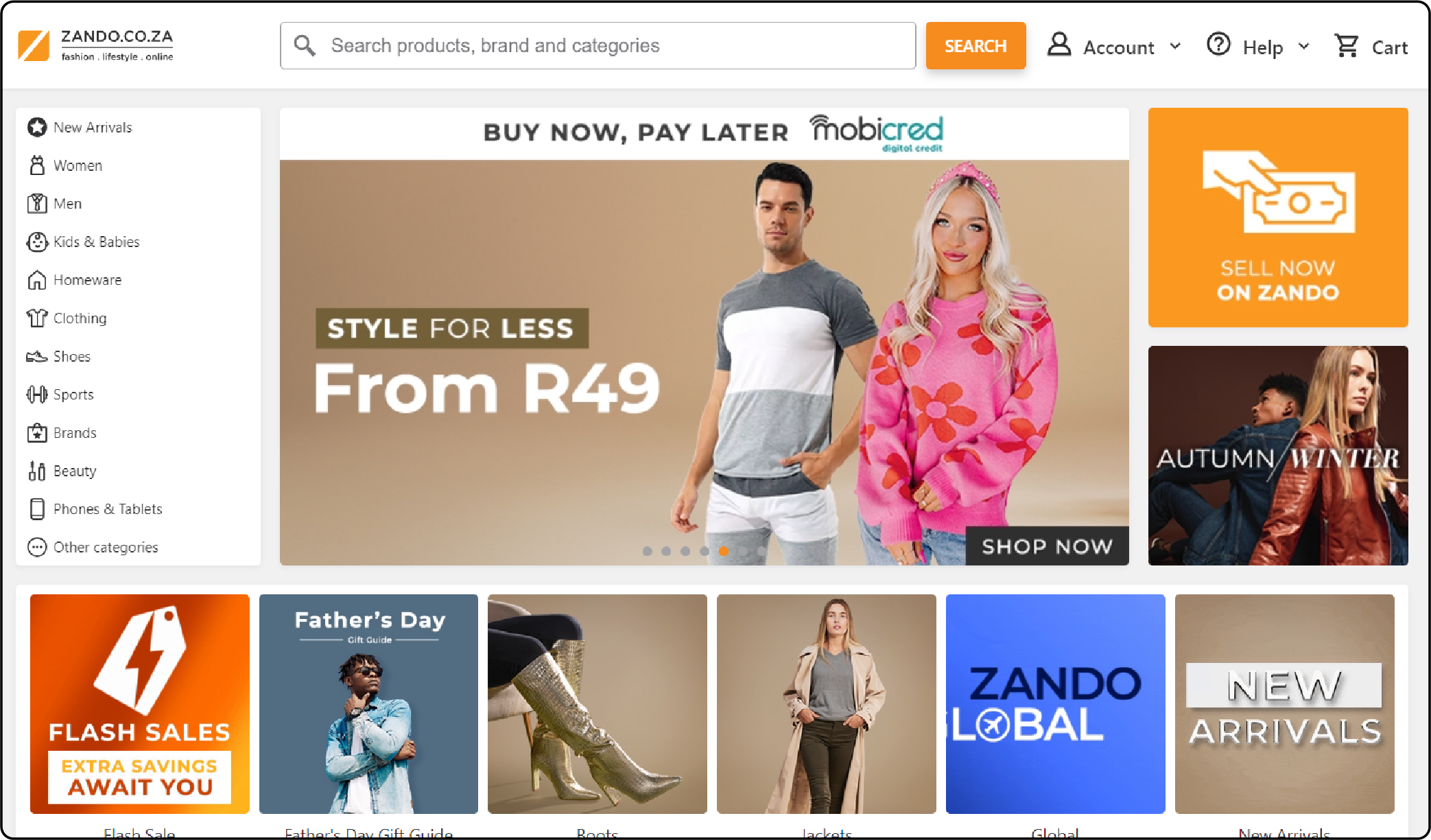 Top 3 Magento Stores in South Africa - Zando