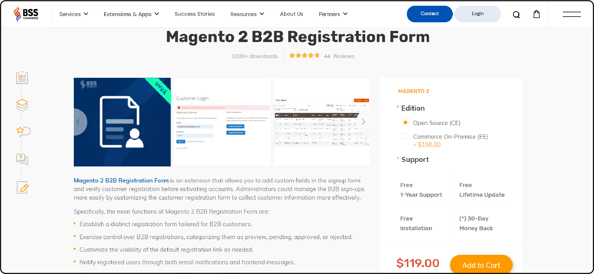 Top Providers of Magento 2 B2B Registration Form-BSS Commerce