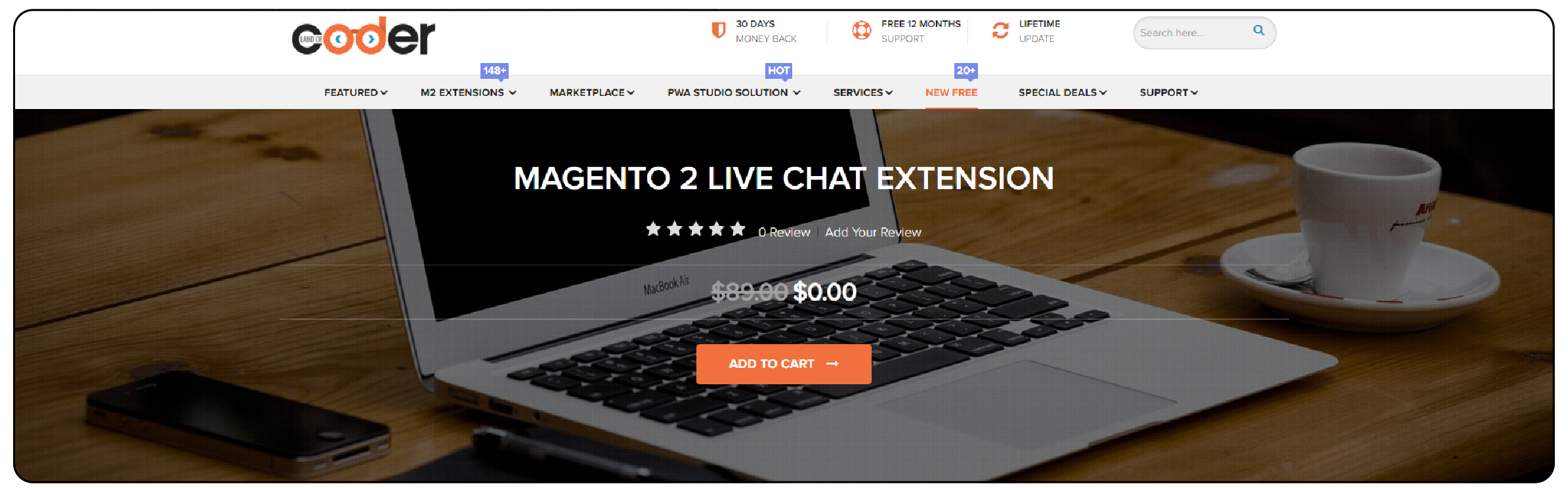 LandOfCoder Magento 2 Chat