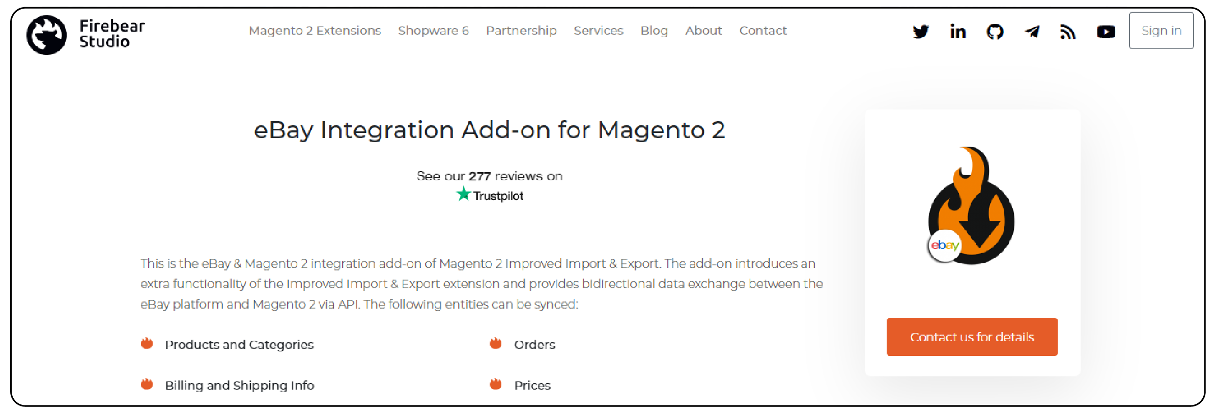 FireBear Studio Magento eBay Integration