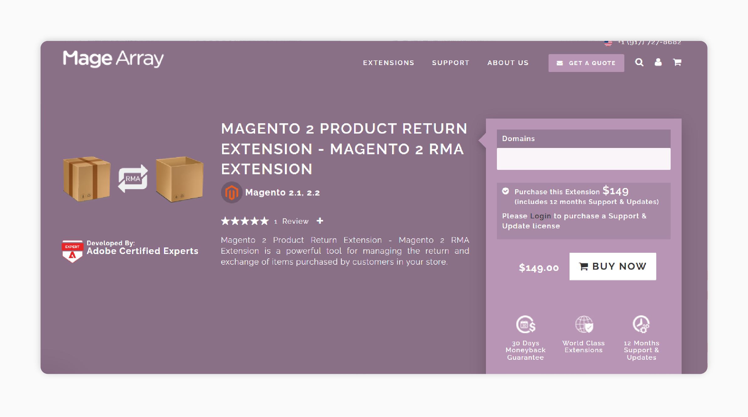 MageArray Magento Returns and Exchanges