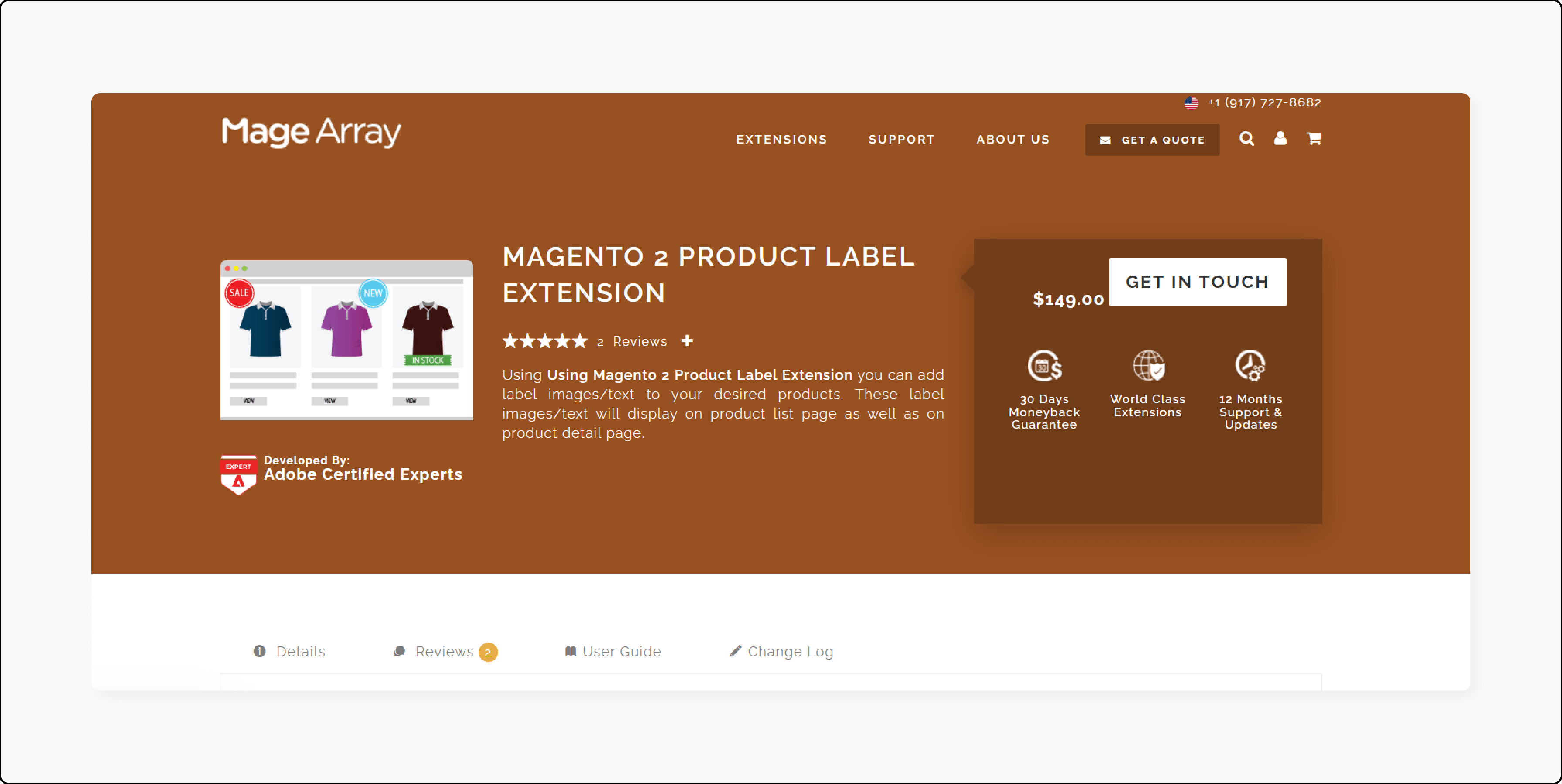 Magento 2 Product Label Extension - MageArray