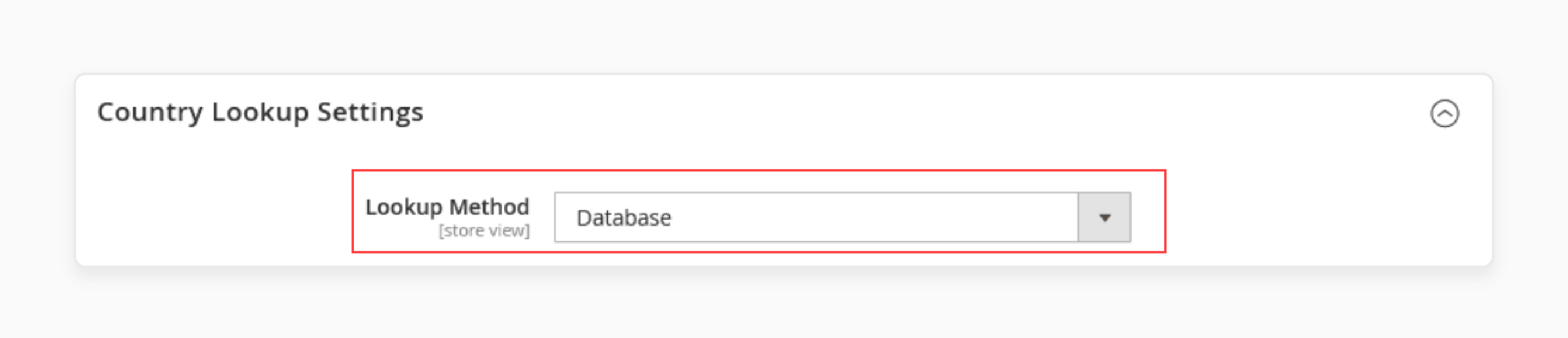 Choose the GeoIP database