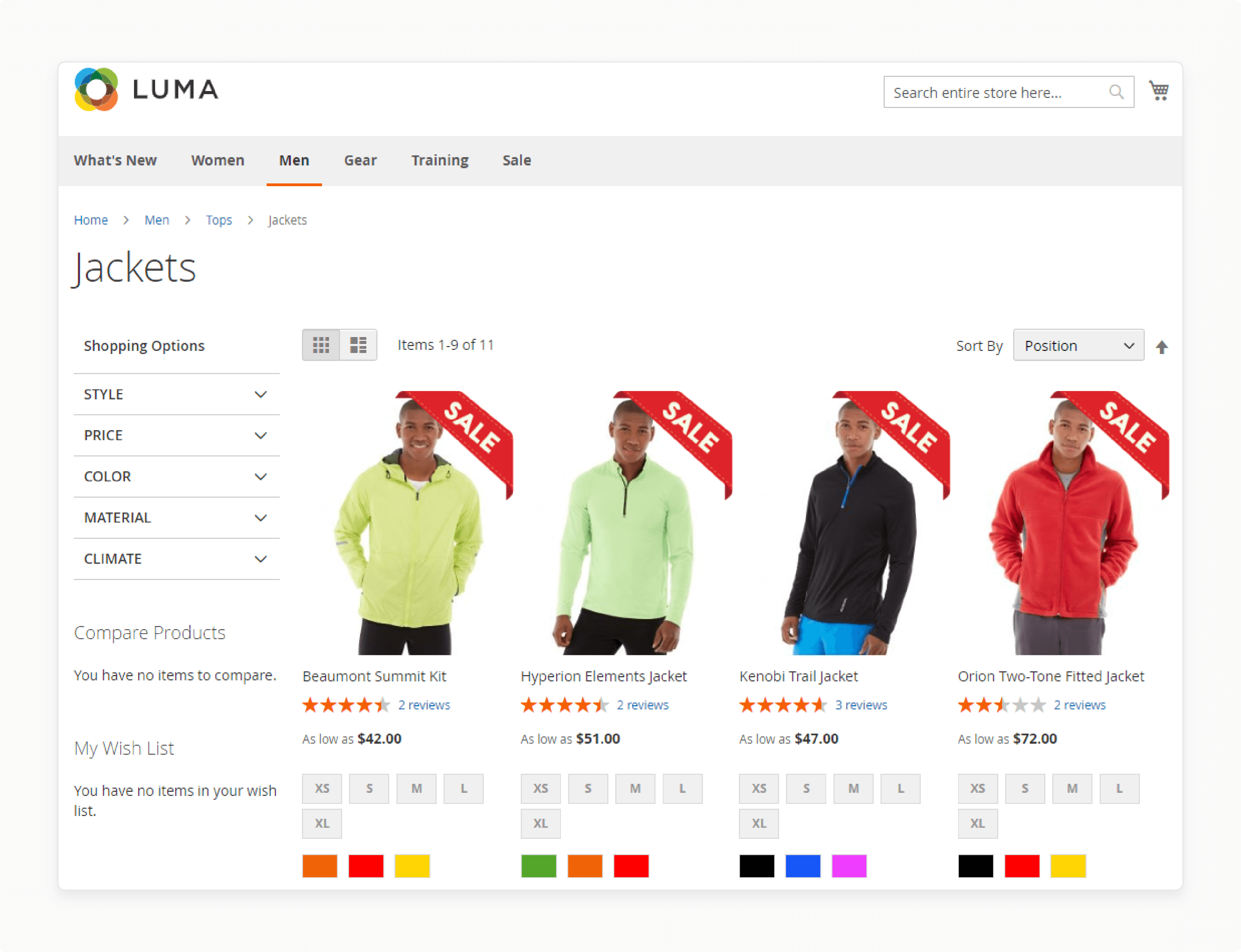 Front End View for Magento 2 Product Labels