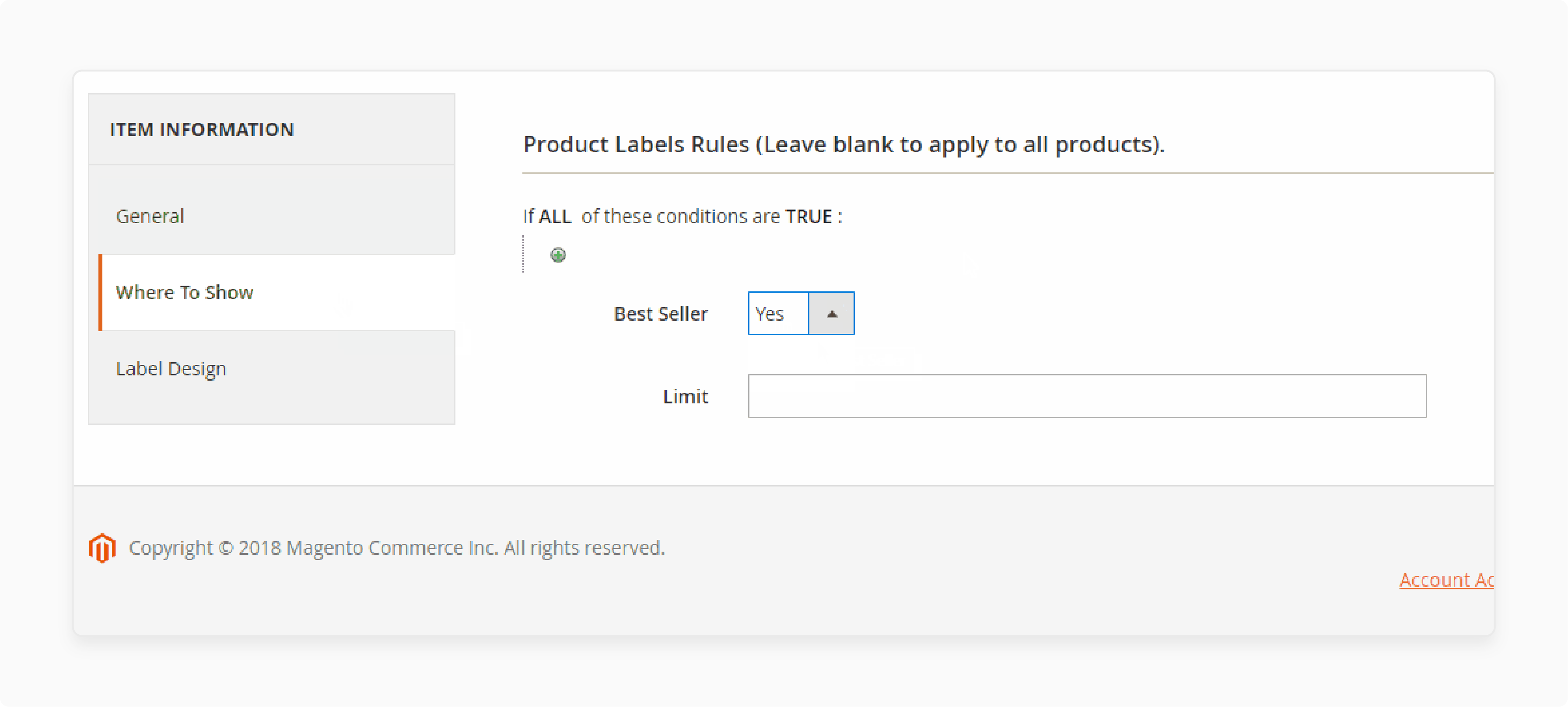 Where to Show Magento 2 Product Labels