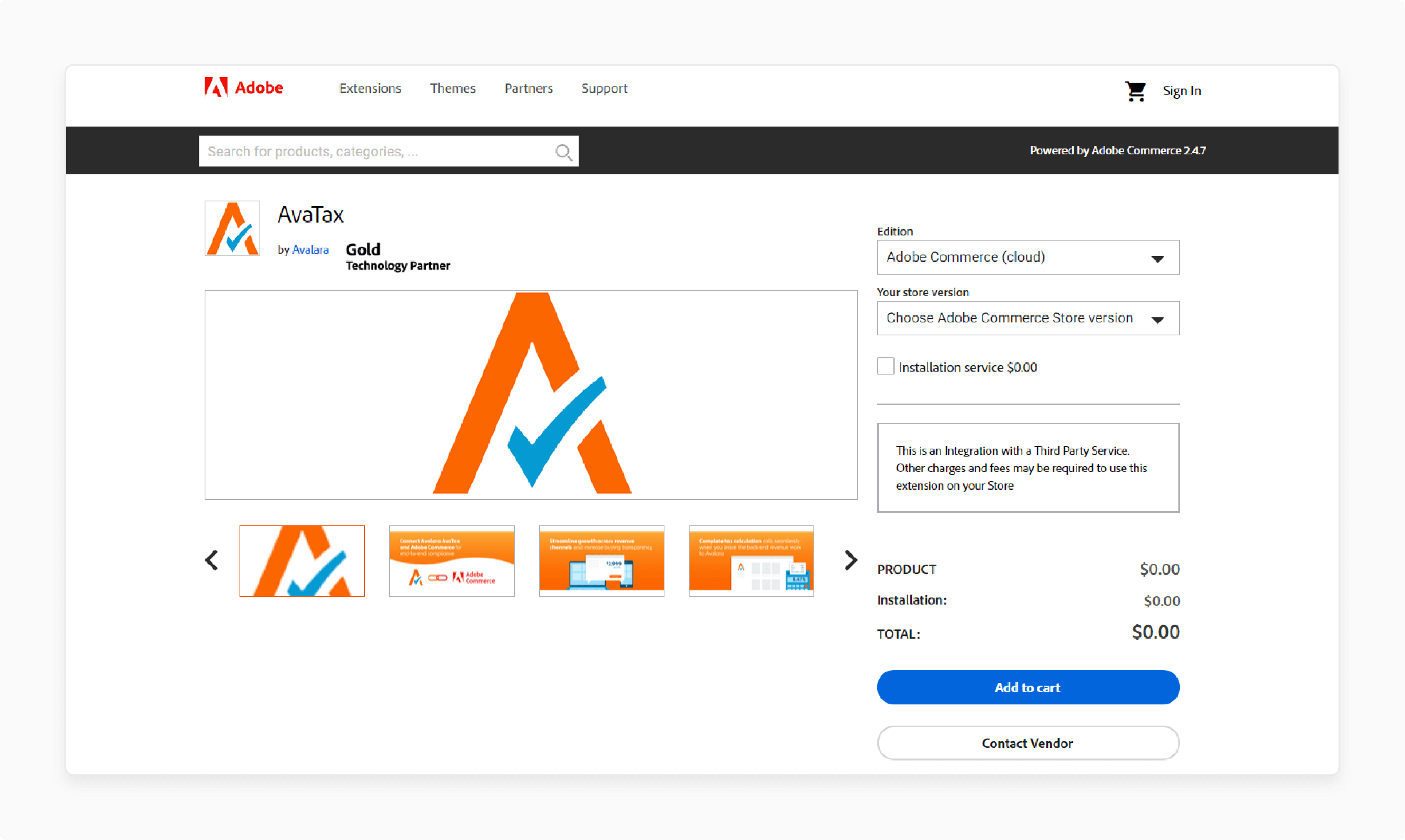 Avalara Avatax Magento 2