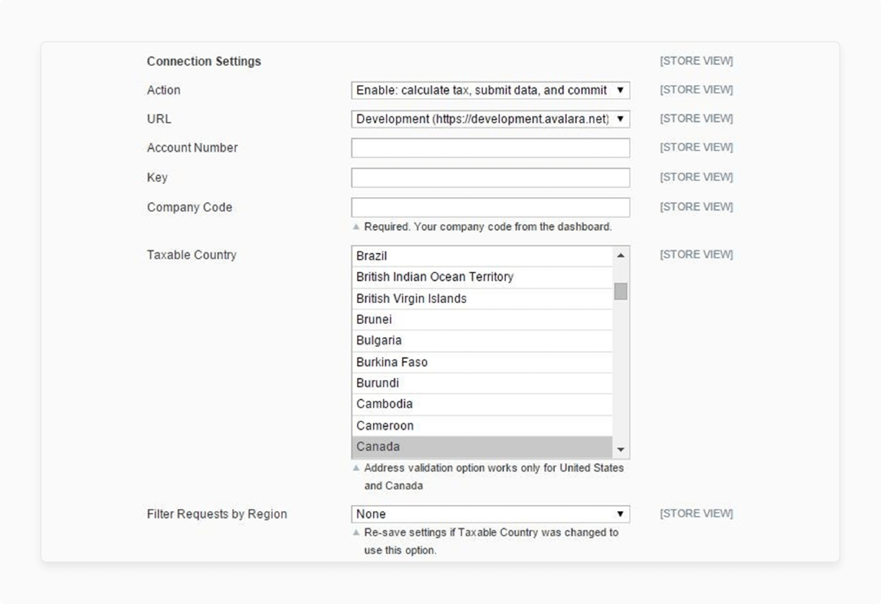 Steps to Configure Avatax Magento 2