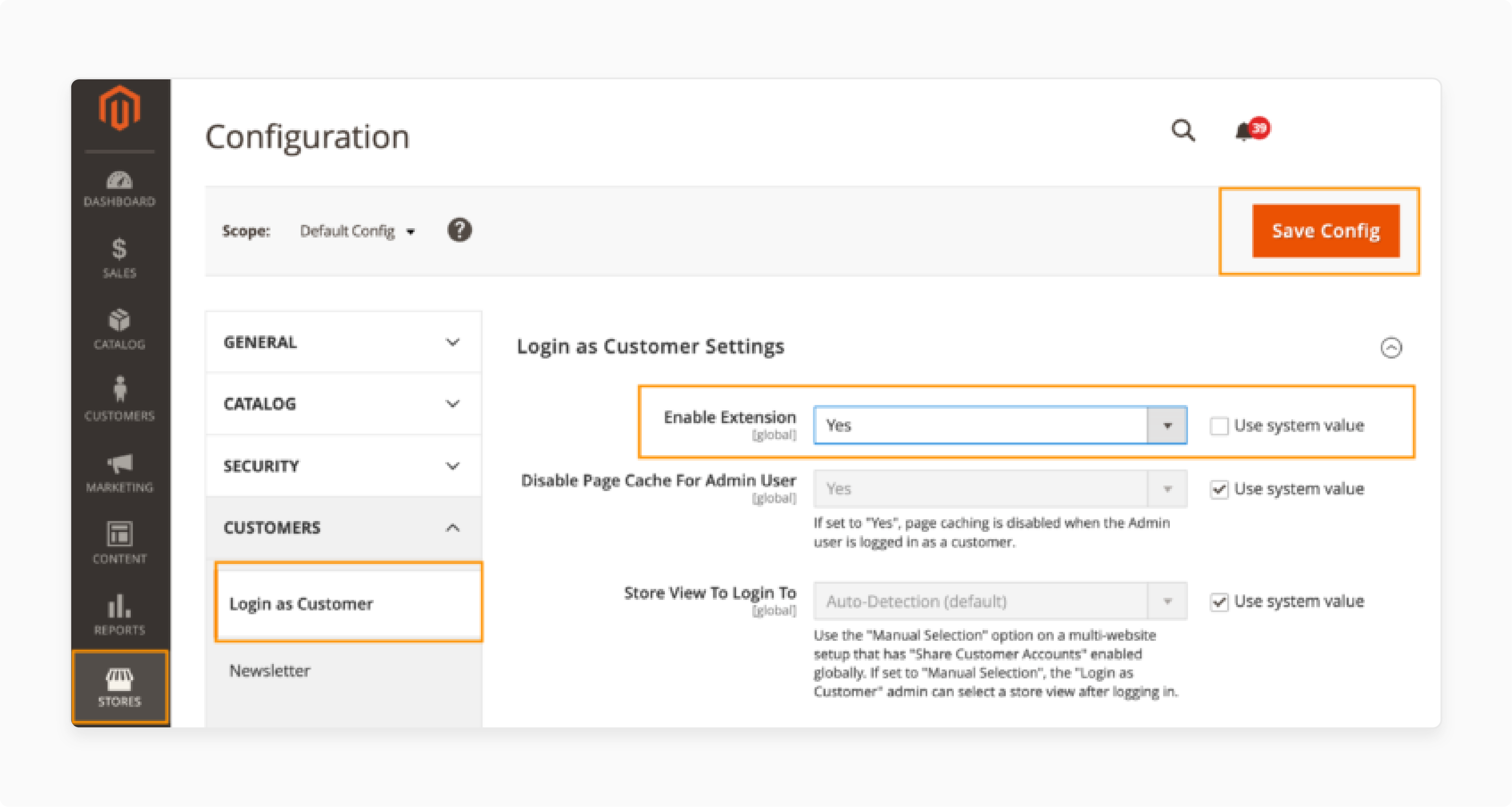 Enable Customer Permission for Shopping Assistance Step 1