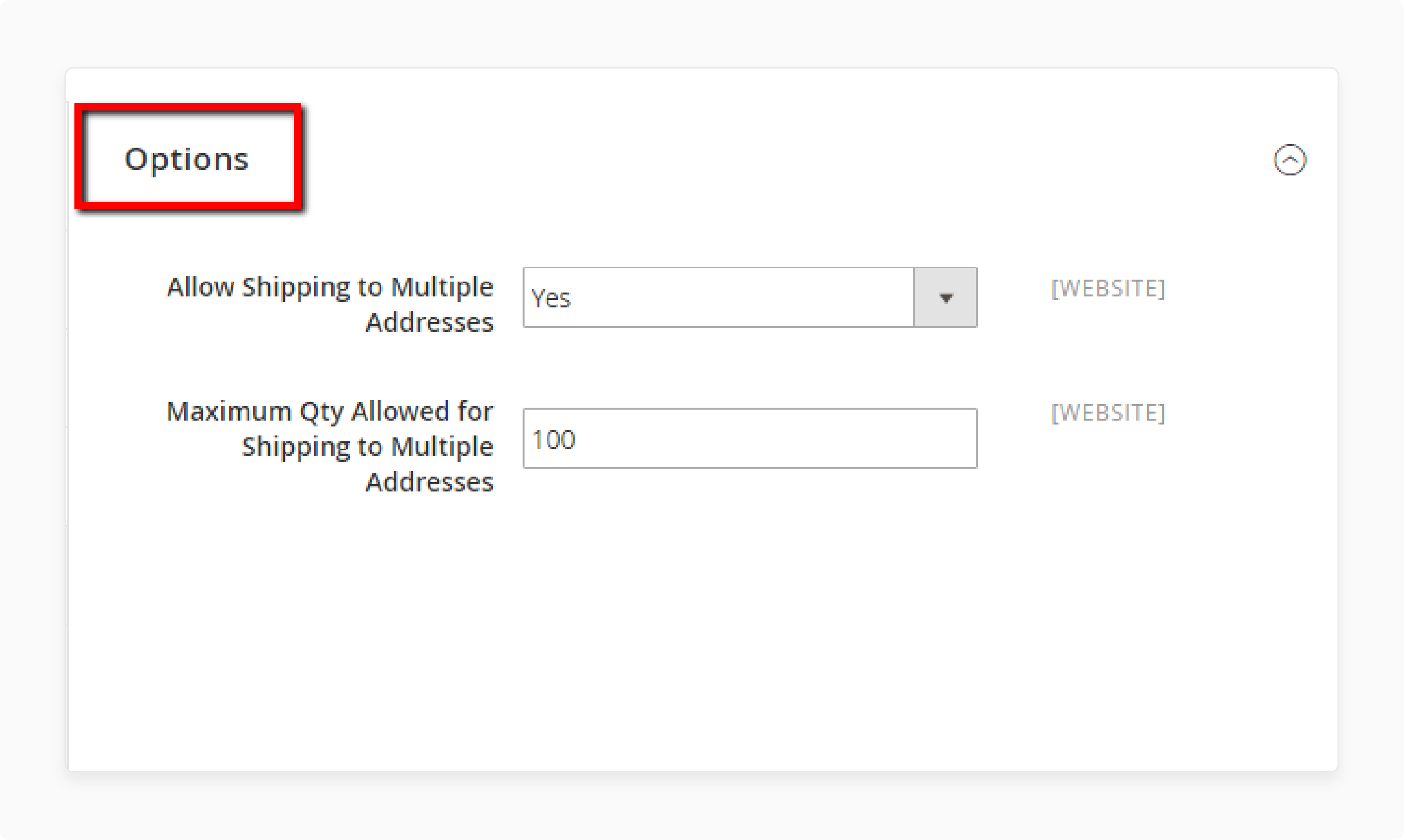 Setting up multishipping options in Magento 2