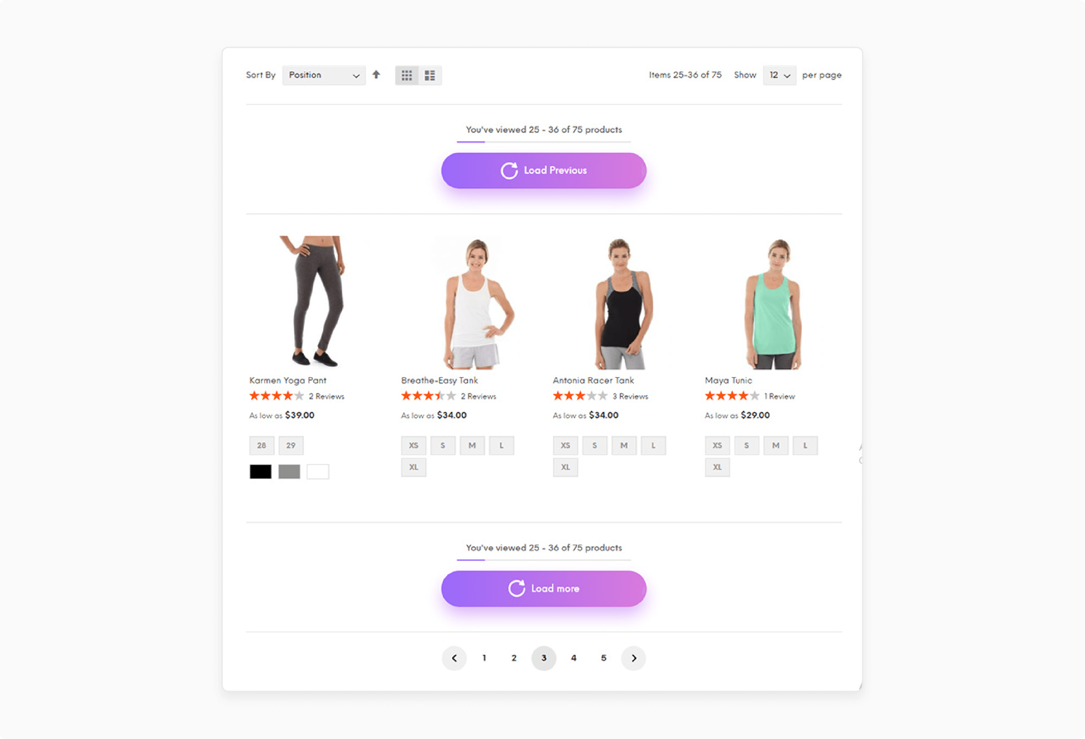 Ajax pagination for dynamic updates in Magento 2