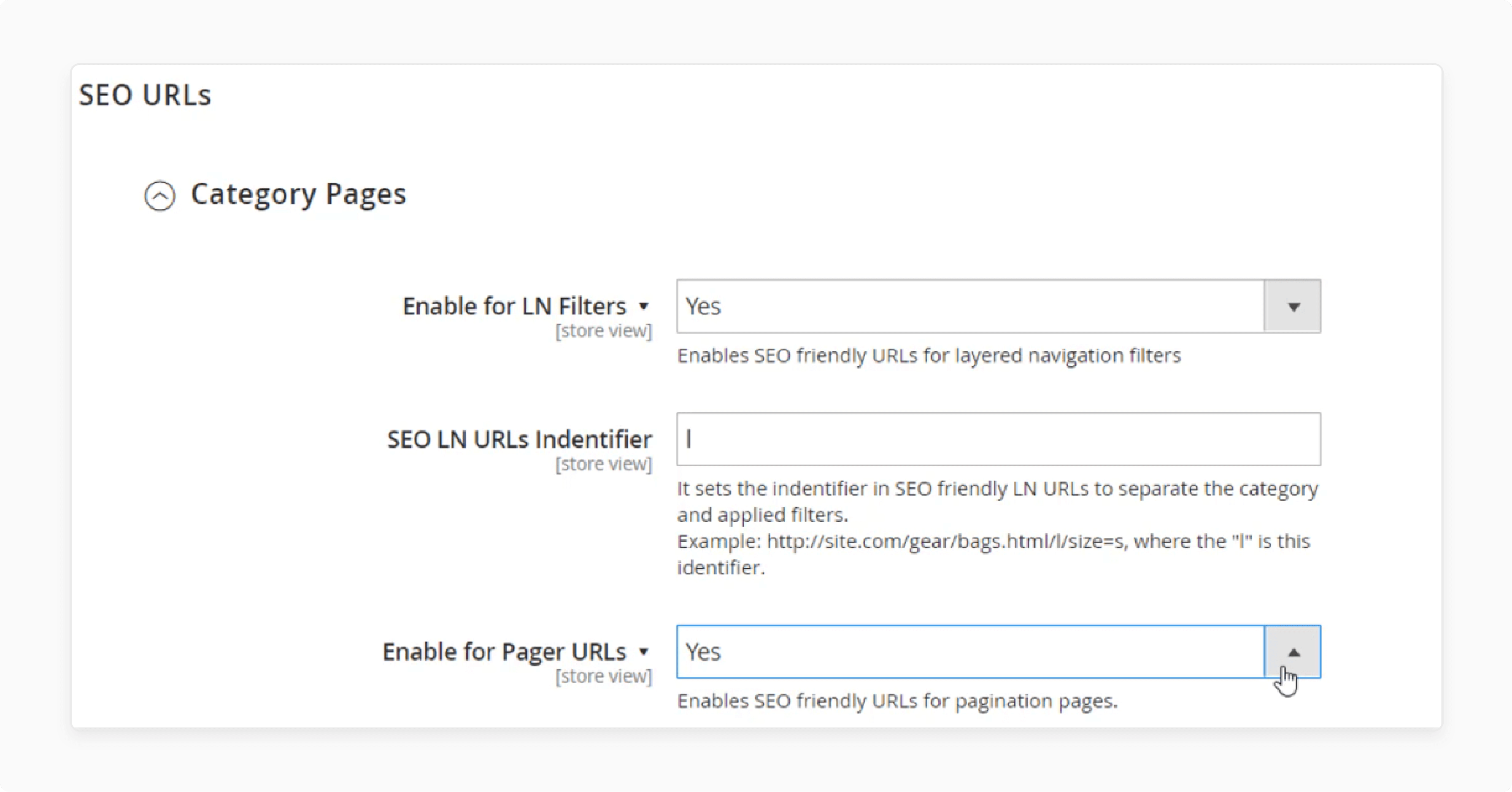 SEO-friendly URL configuration in Magento 2