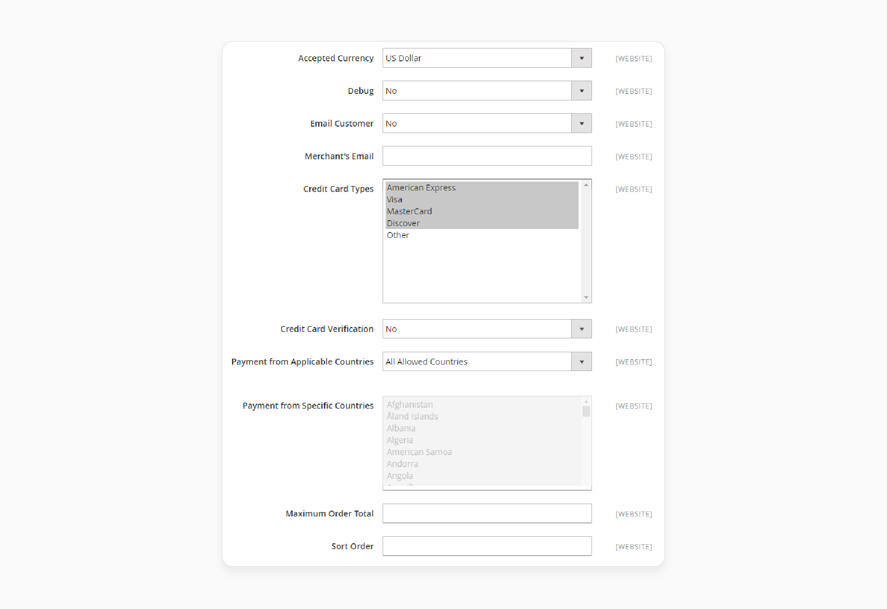 Additional Payment Setting in Authorize.net Direct Post Magento 2