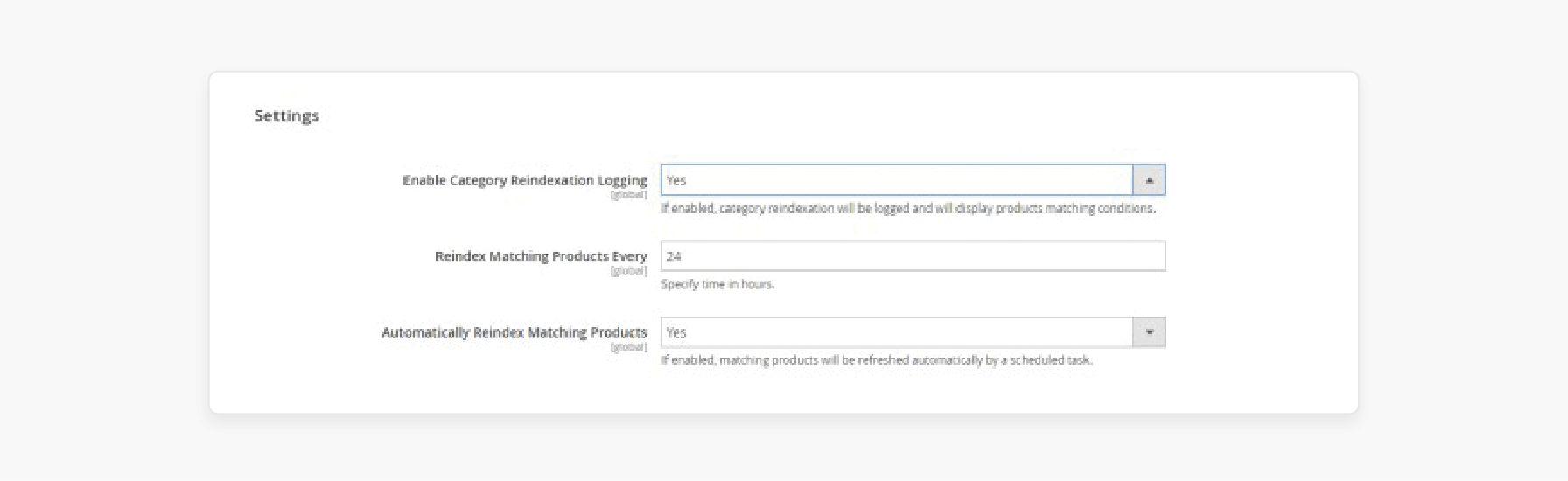 Automate product indexing