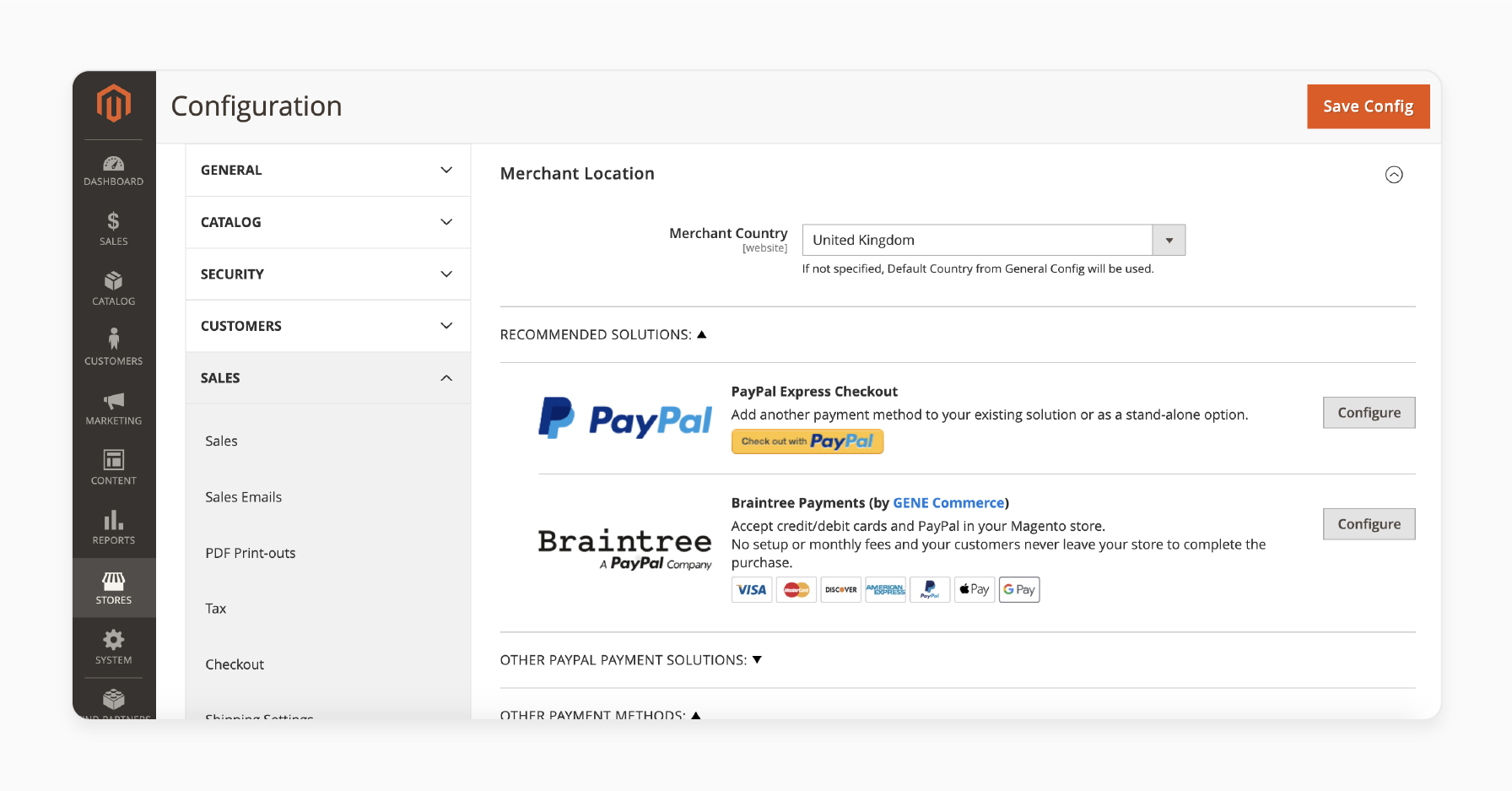 Configure Payment Method