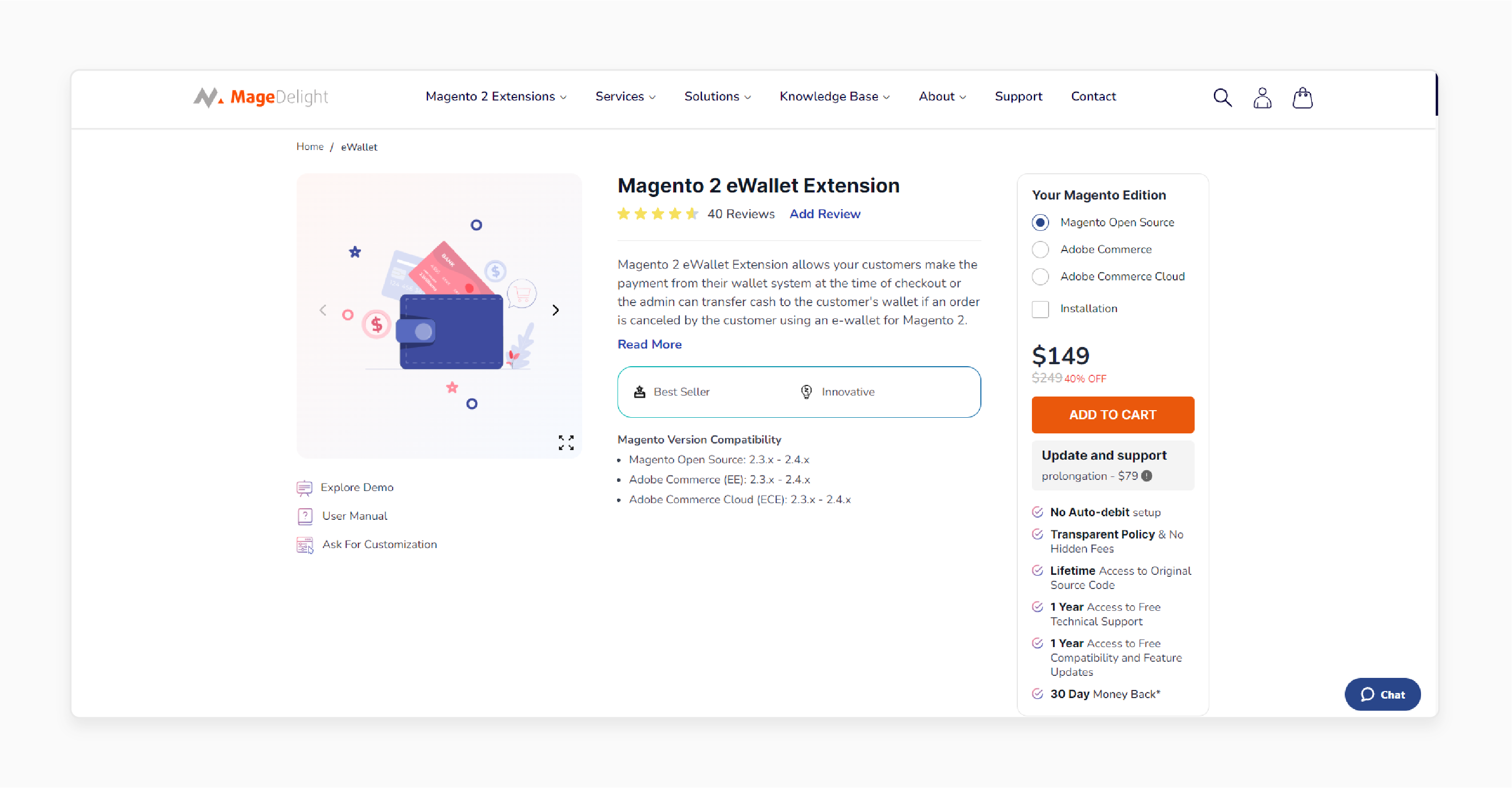 Magento 2 eWallet Extension Magedelight