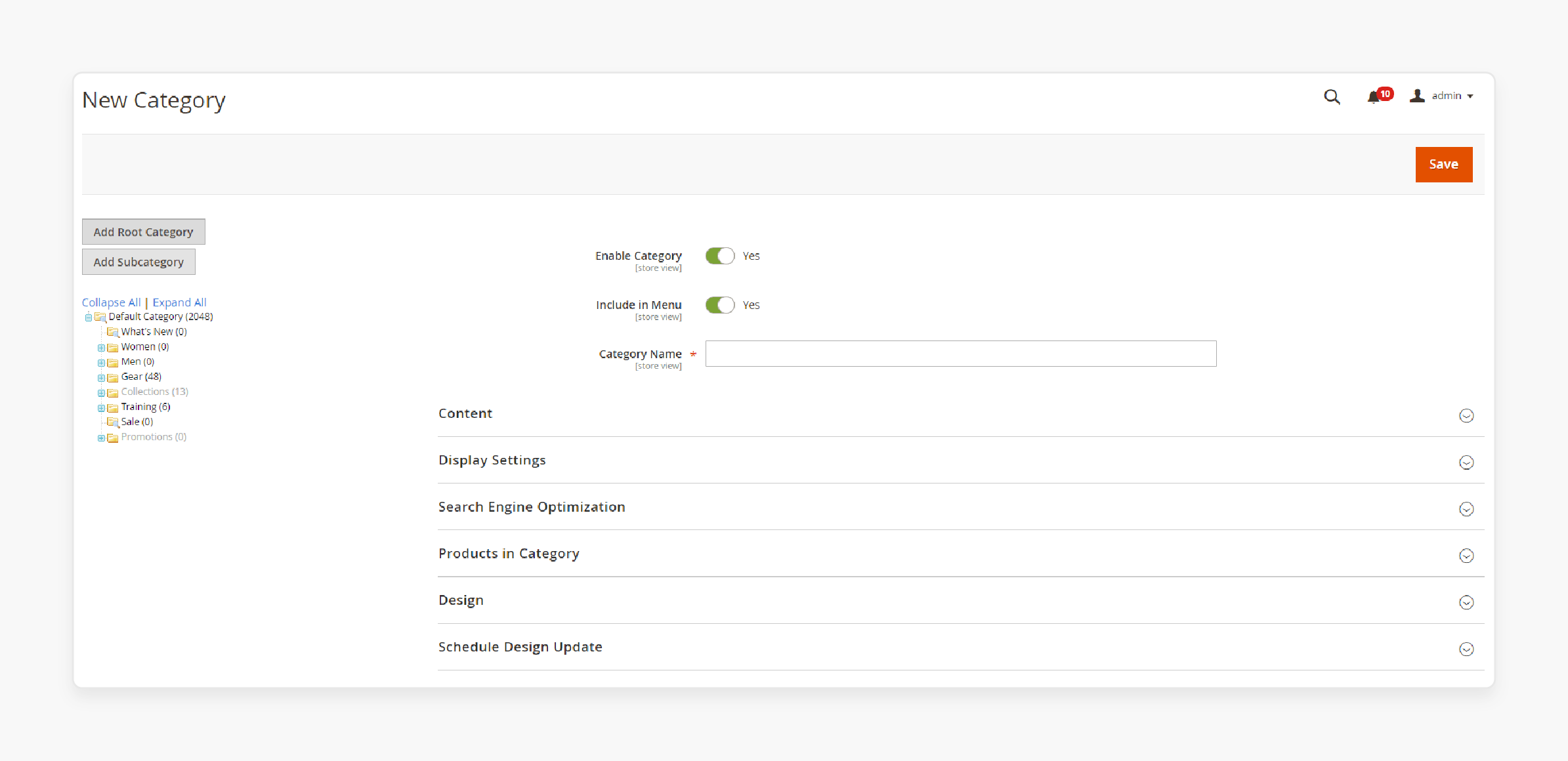 root category configuration for resolving magento 2 navigation menu visibility issues